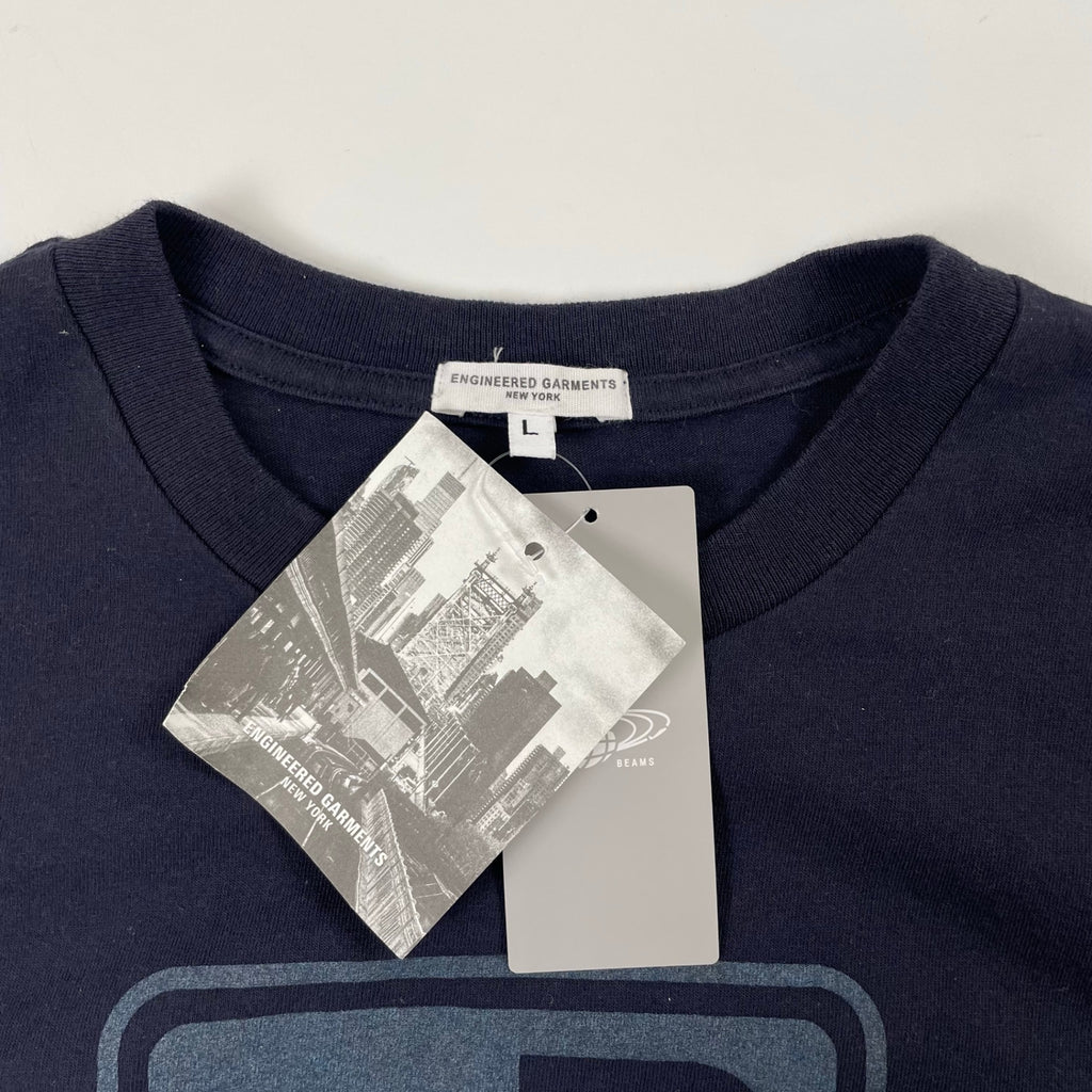 ENGINEERED GARMENTS × BEAMS PLUS / 【別注】PEG / UNIFORM CREW T-SHIRT タグ付 参考定価：13,000+tax SIZE:L程度