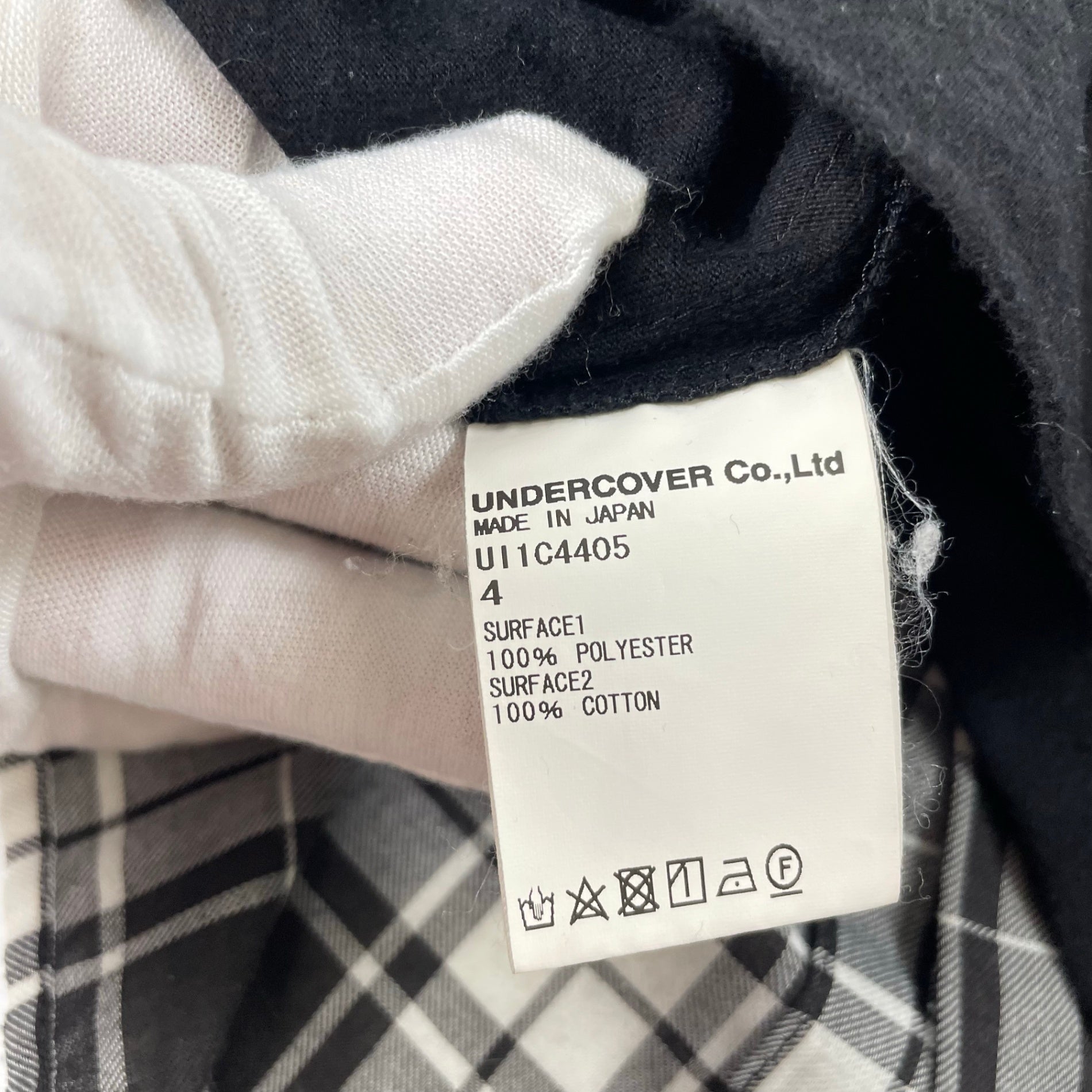 Undercoverism / 23SS PeツイルCK/天竺切替半袖シャツ SIZE:4