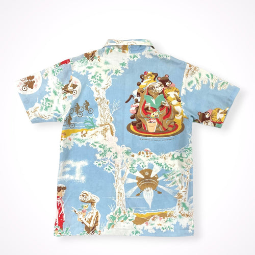 VINTAGE / 【E.T.】 USA製 ヴィンテージシーツリメイクシャツ SIZE:S(M程度)