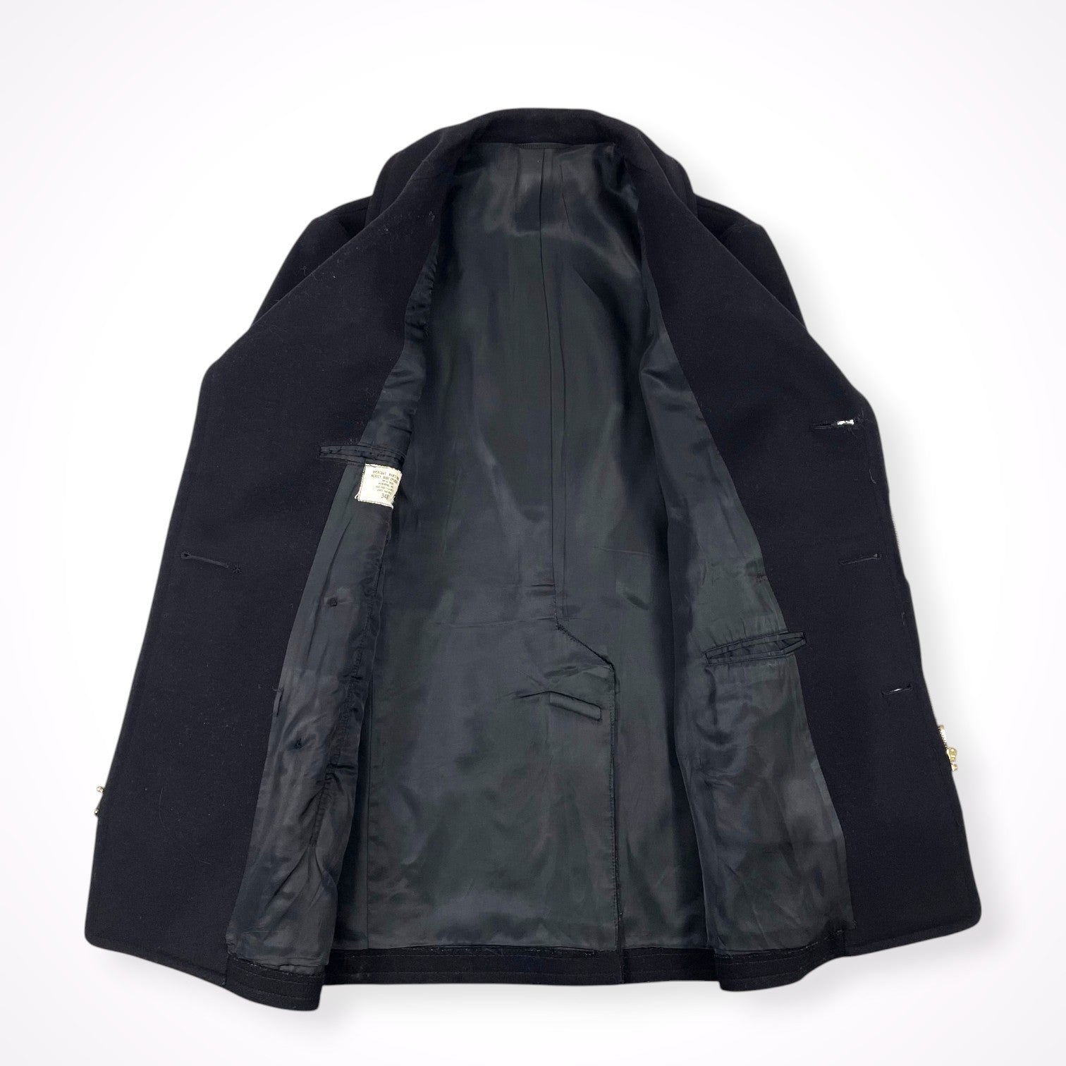 VINTAGE / リメイクミリタリーPコート 71年 SIZE:34R