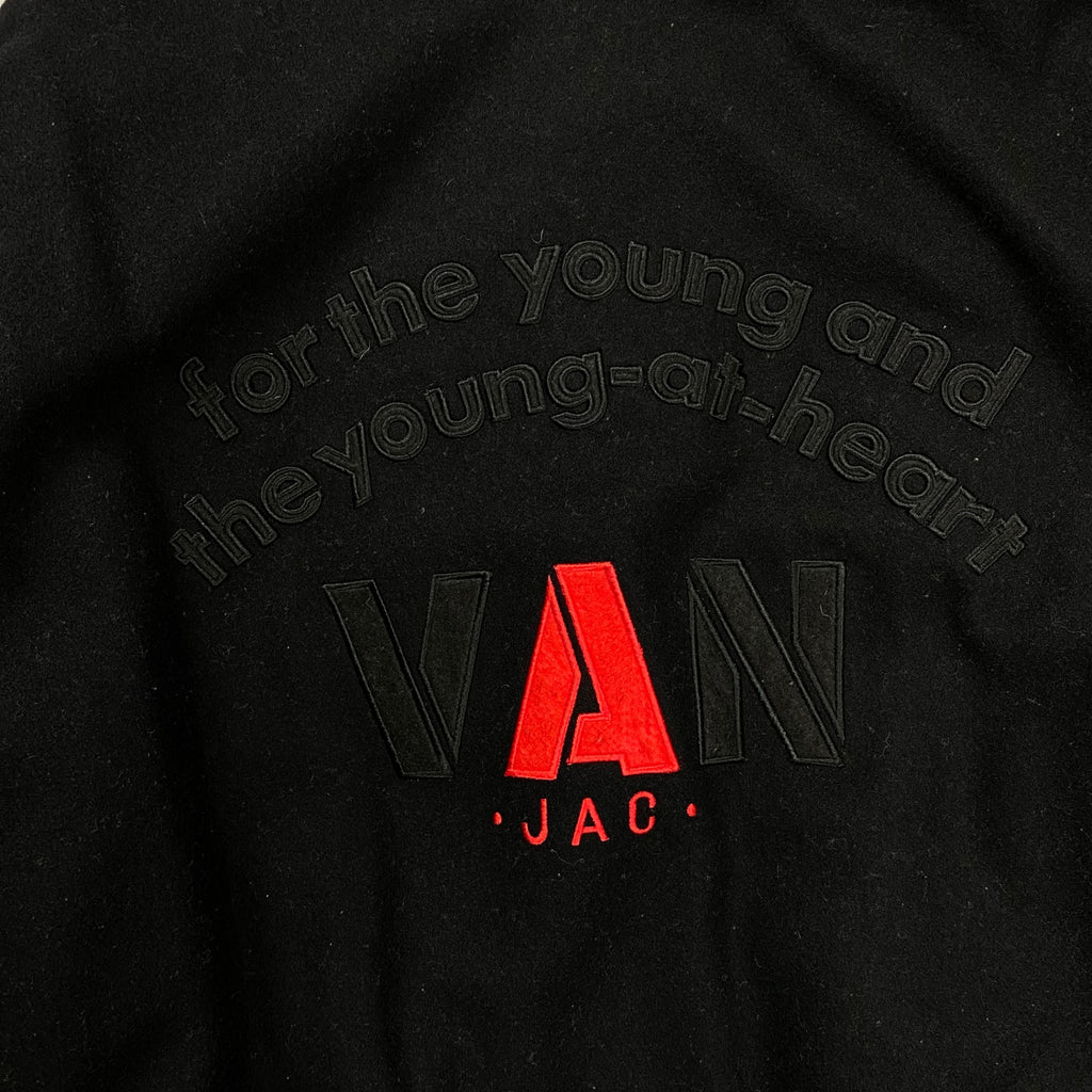 VAN JACKET ヴァン ヂャケット / ヴィンテージスタジャン 背面ロゴ デコレーション SIZE：M