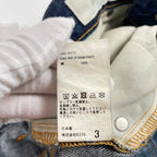 ANCELLM / DAMAGE WIDE 5P DENIM PANTS  参考定価：38,000+tax SIZE:3