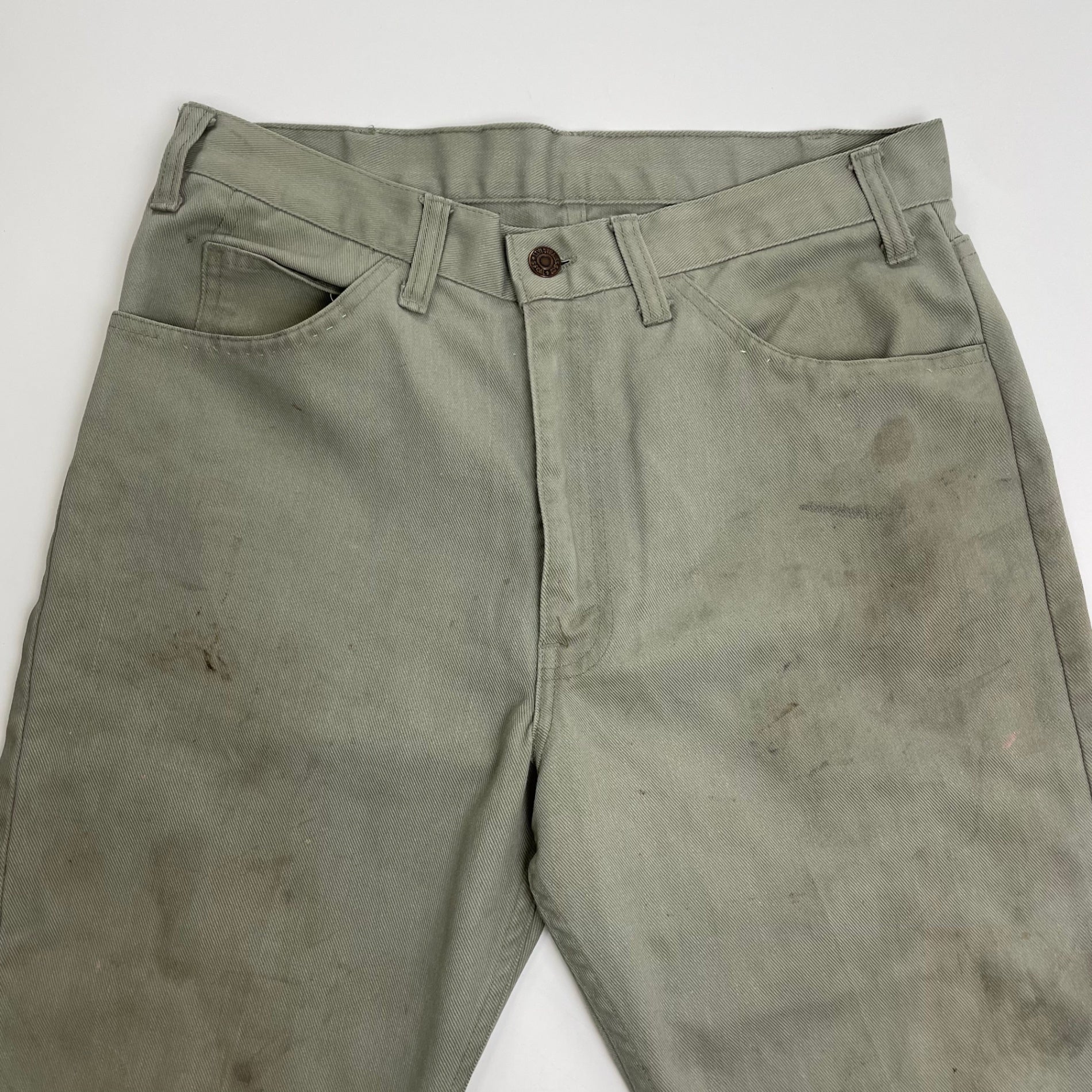 Levi's リーバイス / 黒タブBIG E スタプレスラックス 42TALON SIZE:W83cm