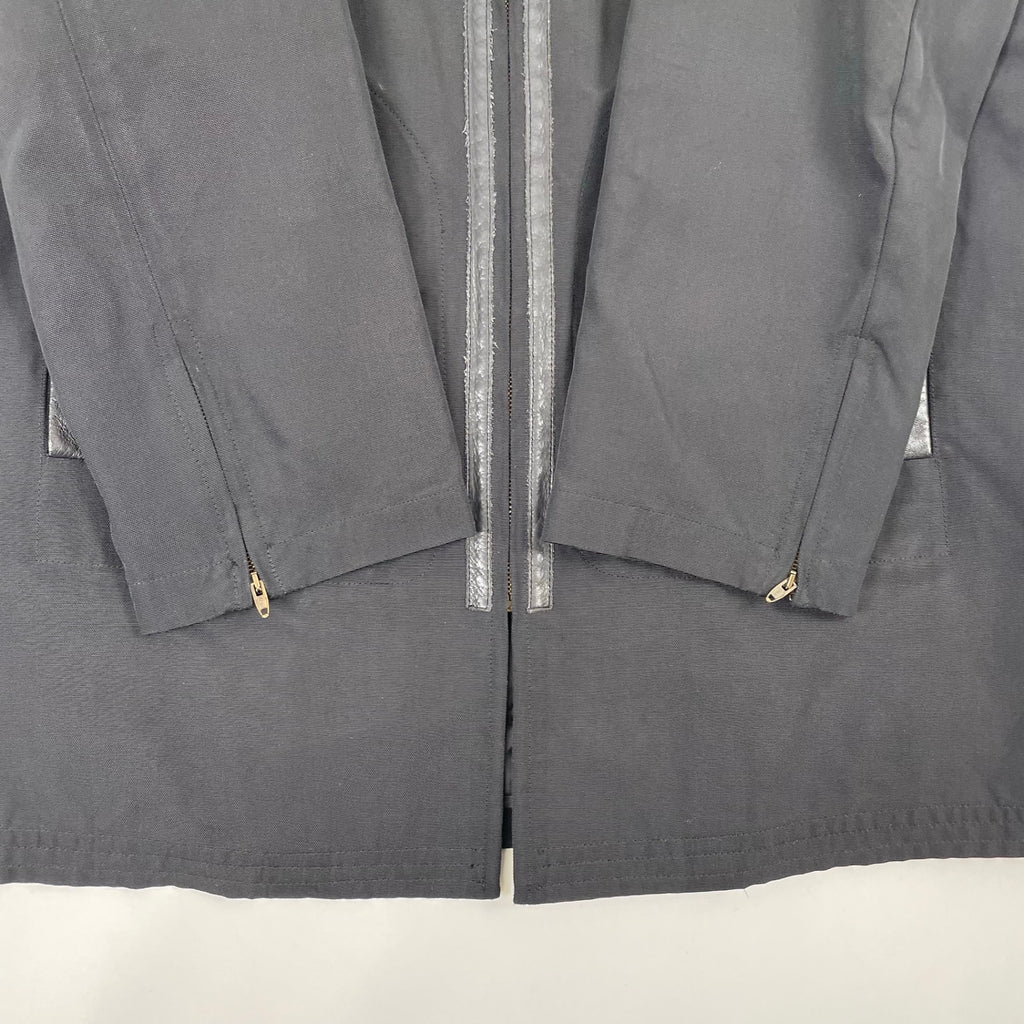 MAXMARA WEEKEND LINE / ボアカラーレザーパイピングコート 参考定価：120,000程度 SIZE:38