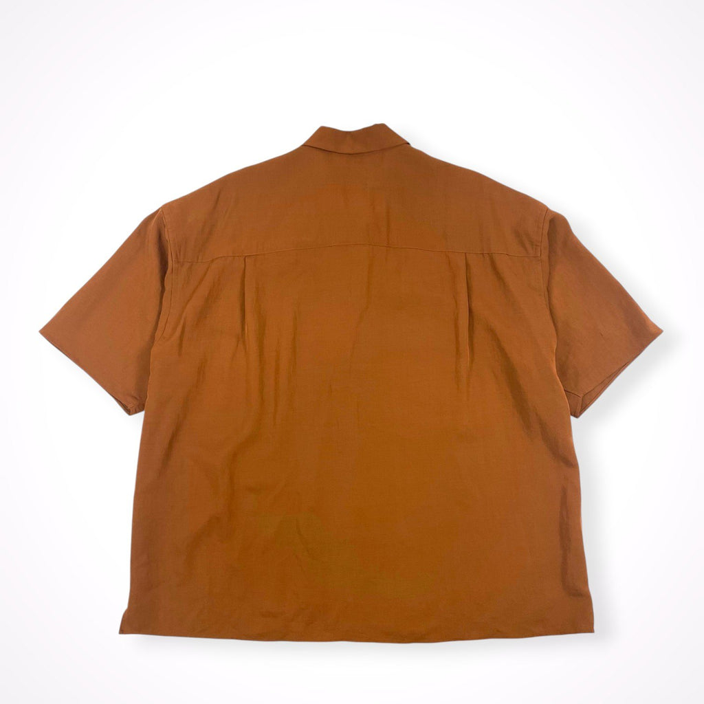 H BEAUTY＆YOUTH / RING SNAP BOX SHORT SLEEVE SHIRT 参考定価：20,000+tax SIZE:M