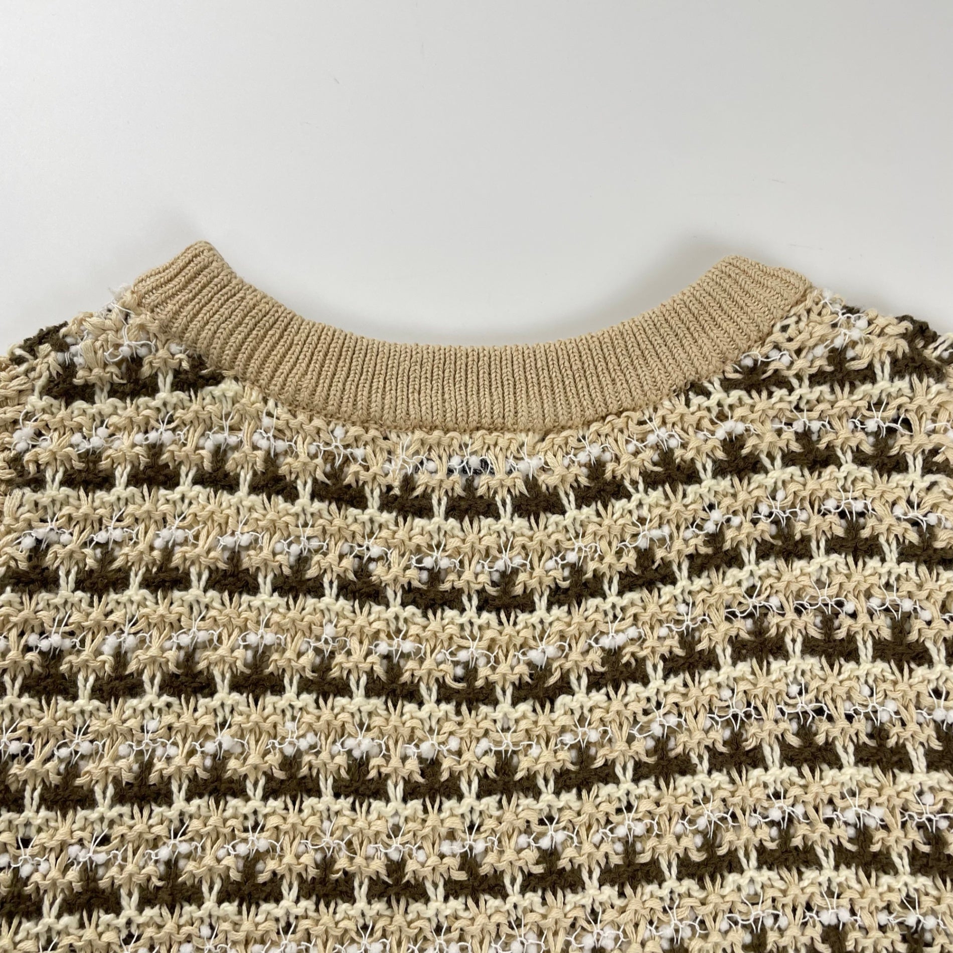 ROPE’ × COOHEM ロペ コーヘン / SUKASHI BORDER KNIT VEST 25SS 参考定価：25,000+tax SIZE:FREE