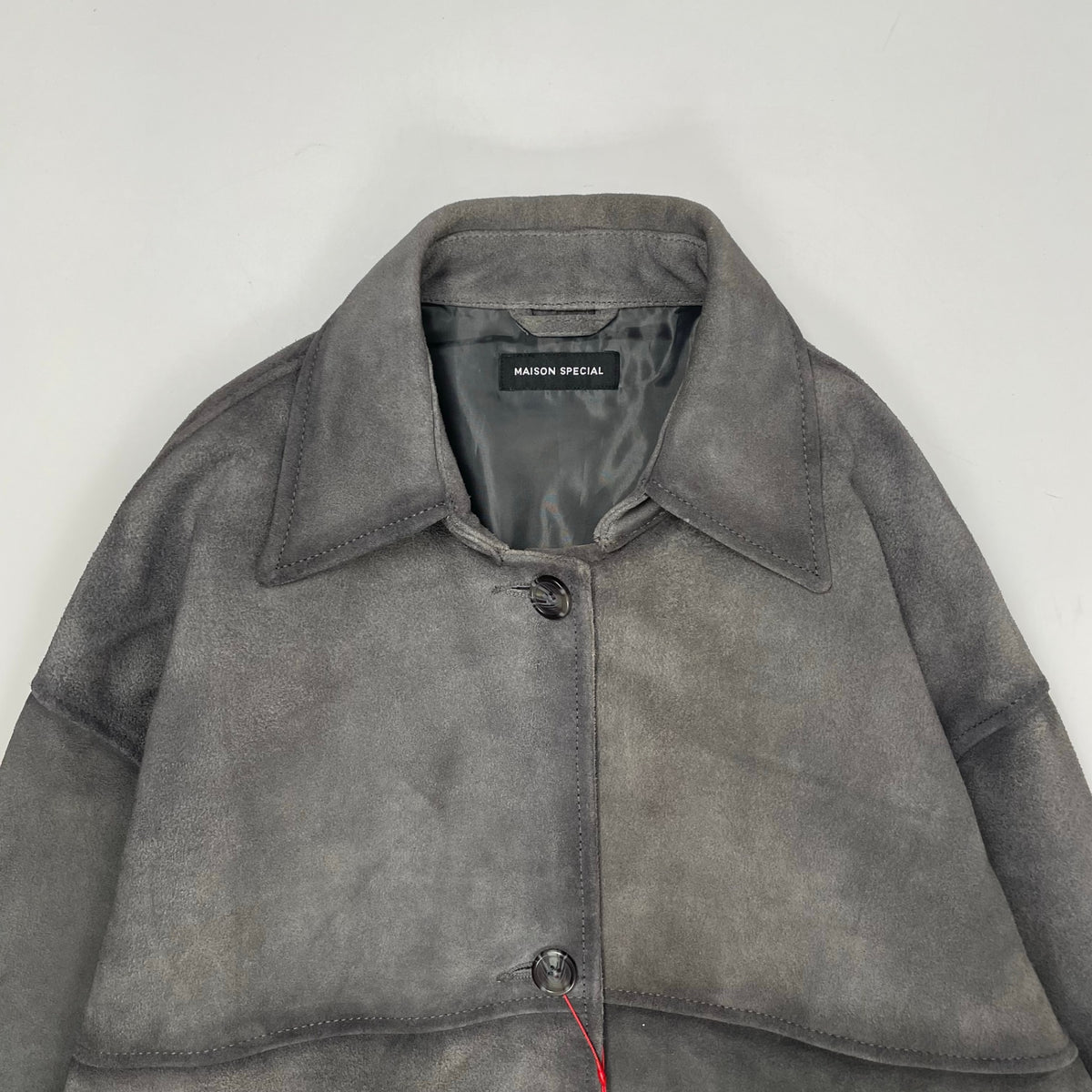 MAISON SPECIAL / Real Suede Oversized Shirt 未使用品 参考定価：36,000+tax SIZE:FREE