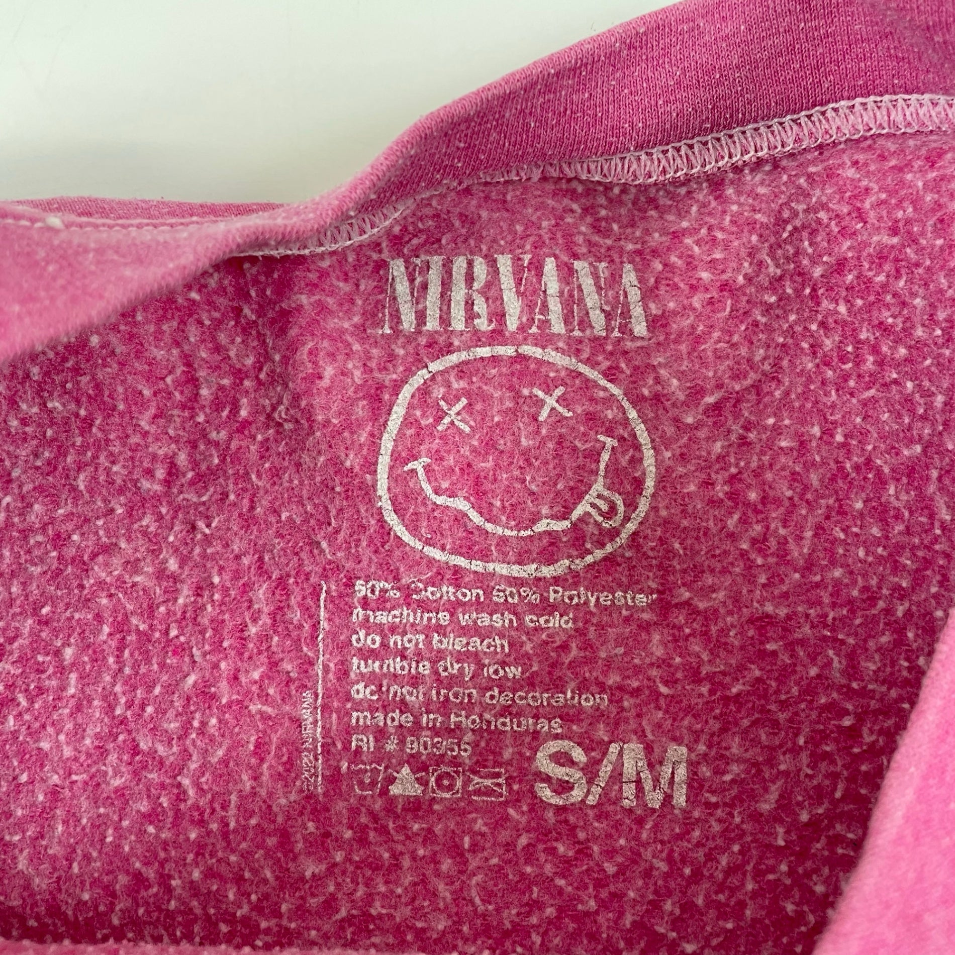 NIRVANA / 2022年オフィシャル スマイルスウェット SIZE:S/M