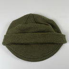 EURO VINTAGE ユーロヴィンテージ / ベルジャンニット帽 ツバ付 オリーブ
