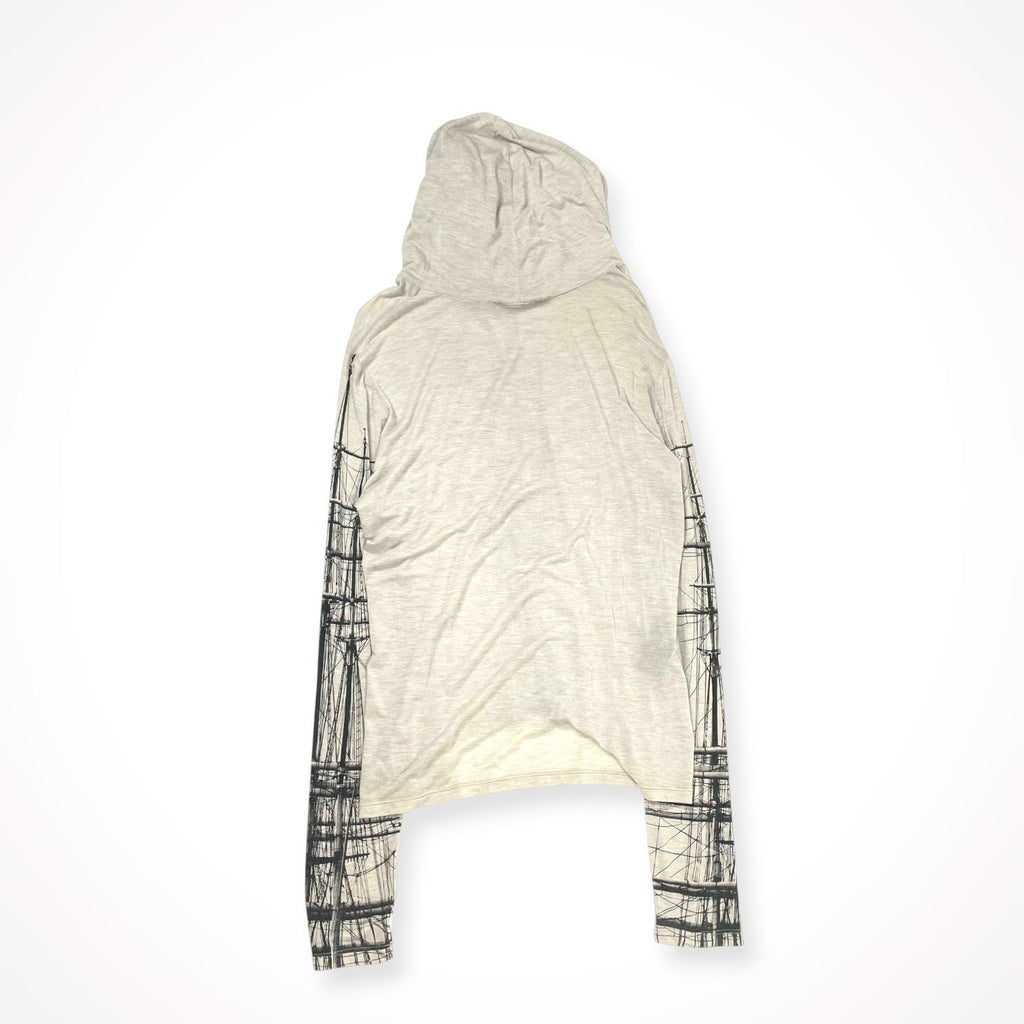 ISABEL DE PEDRO / セーリングシッププリント フーディーカットソー 参考定価：35,000程度 SIZE:16