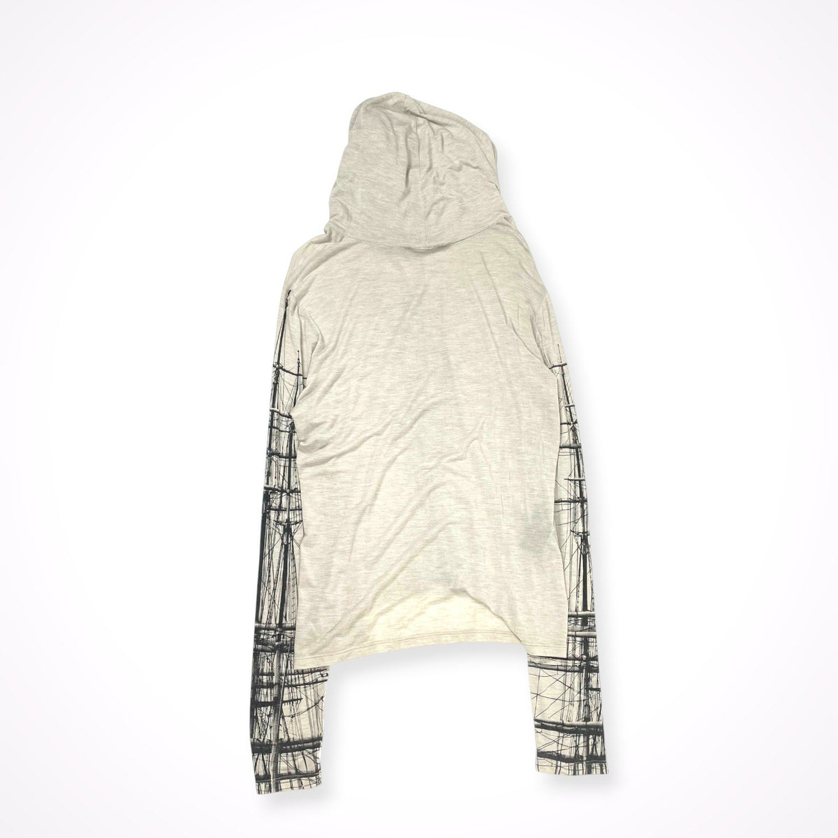 ISABEL DE PEDRO / セーリングシッププリント フーディーカットソー 参考定価：35,000程度 SIZE:16