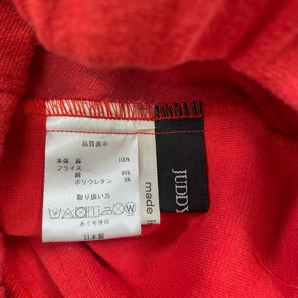 JUDDYCORN ジュディーコーン / サイドラインリネンスカート 日本製 参考定価：32,000程度 SIZE:FREE