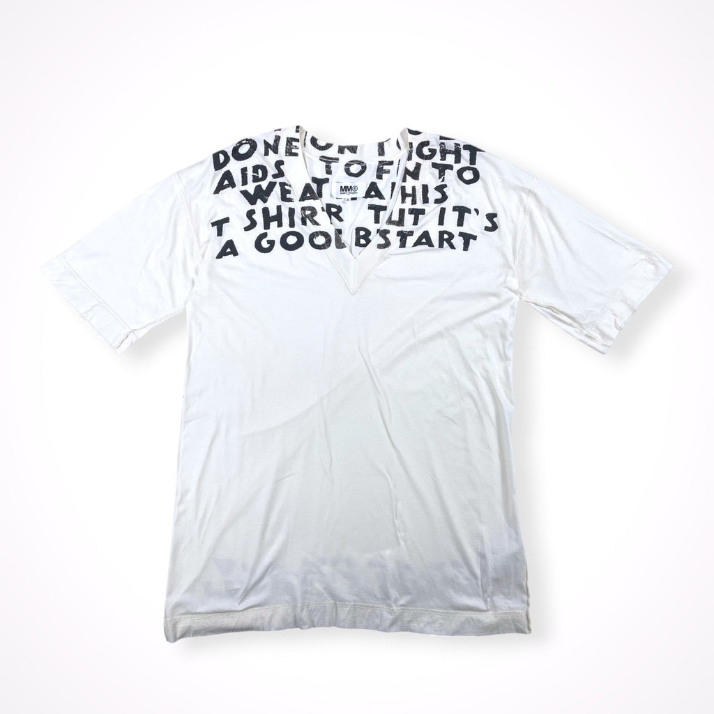 MM6 / 19SS AIDSインサイドアウトTEE SIZE:XS(FREE)