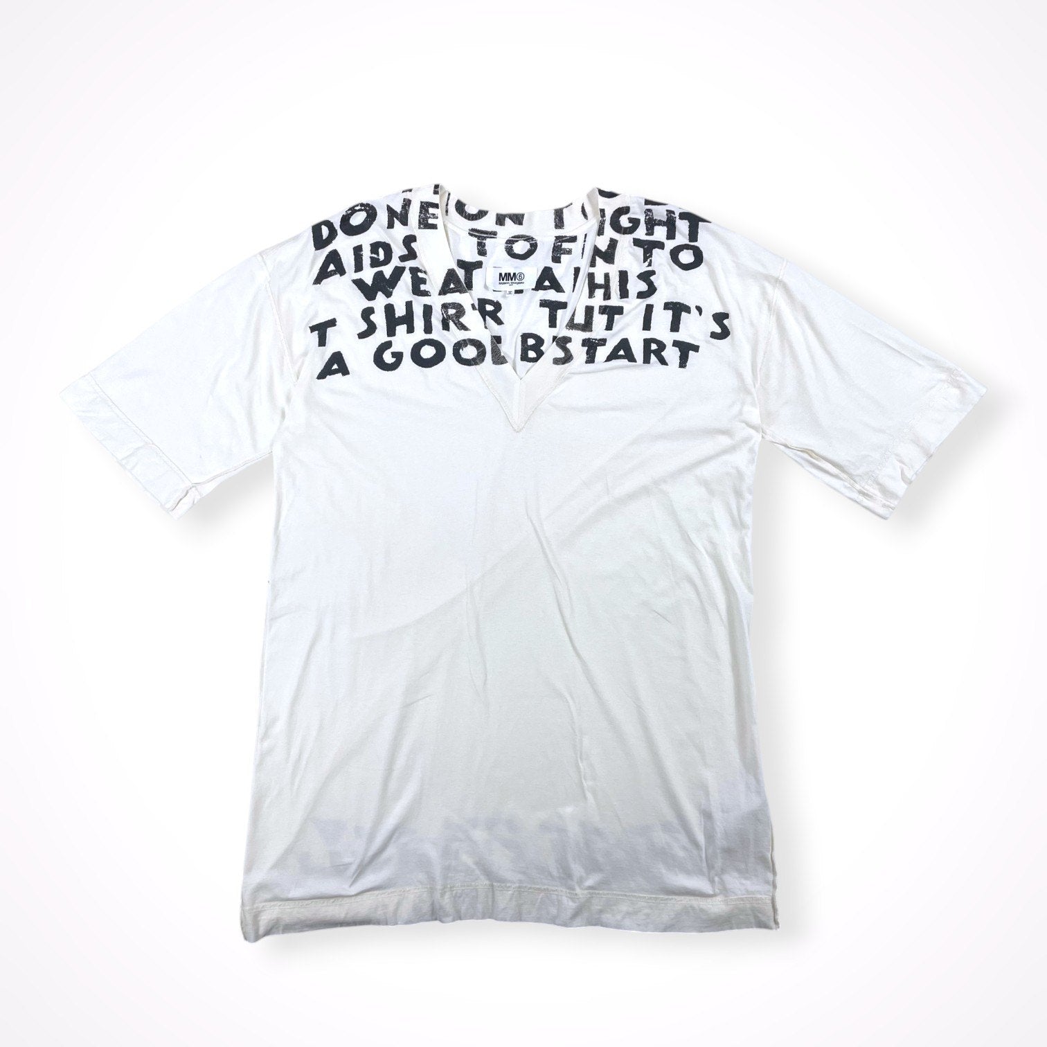 MM6 / 19SS AIDSインサイドアウトTEE SIZE:XS(FREE)