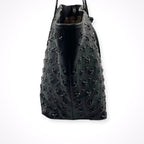 JIMMY CHOO / SASHA/M スタッズトートバッグ ブラック 参考定価：200,000程度