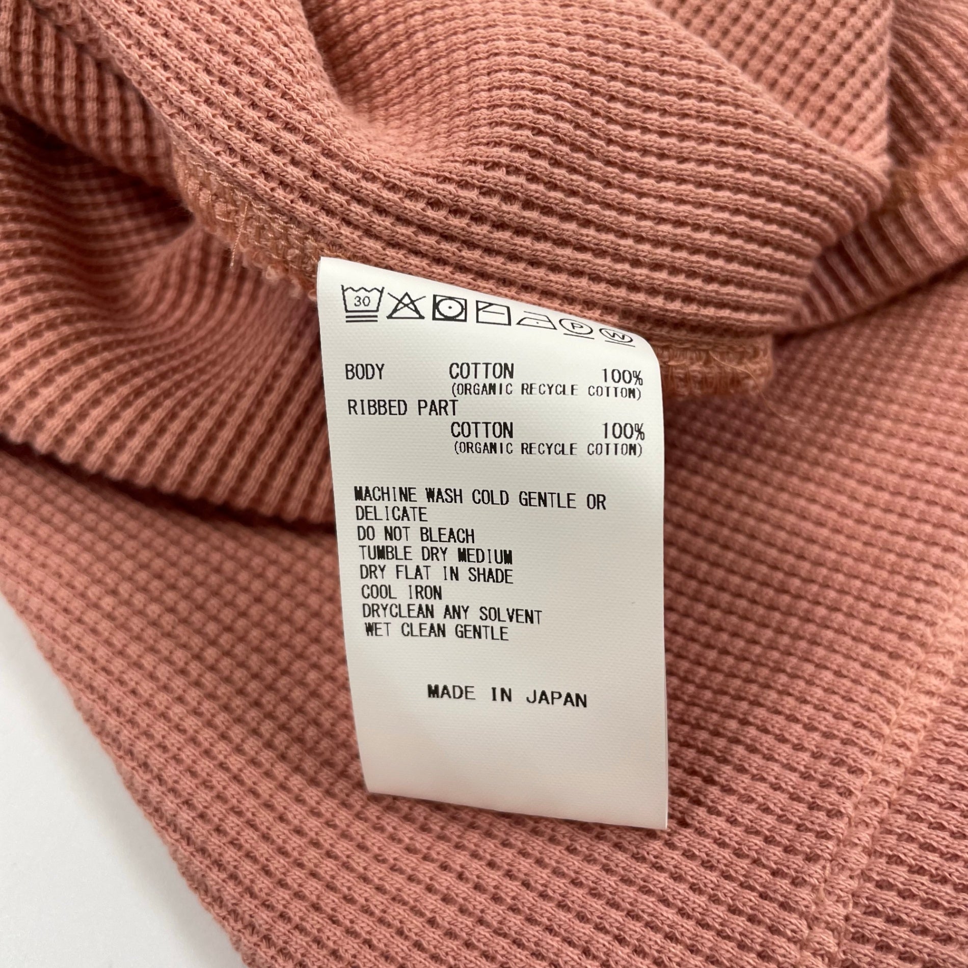 KANEMASA PHIL. カネマサ フィル / 18G Garment Waffle Tank Top 参考定価：9,000+tax SIZE:L