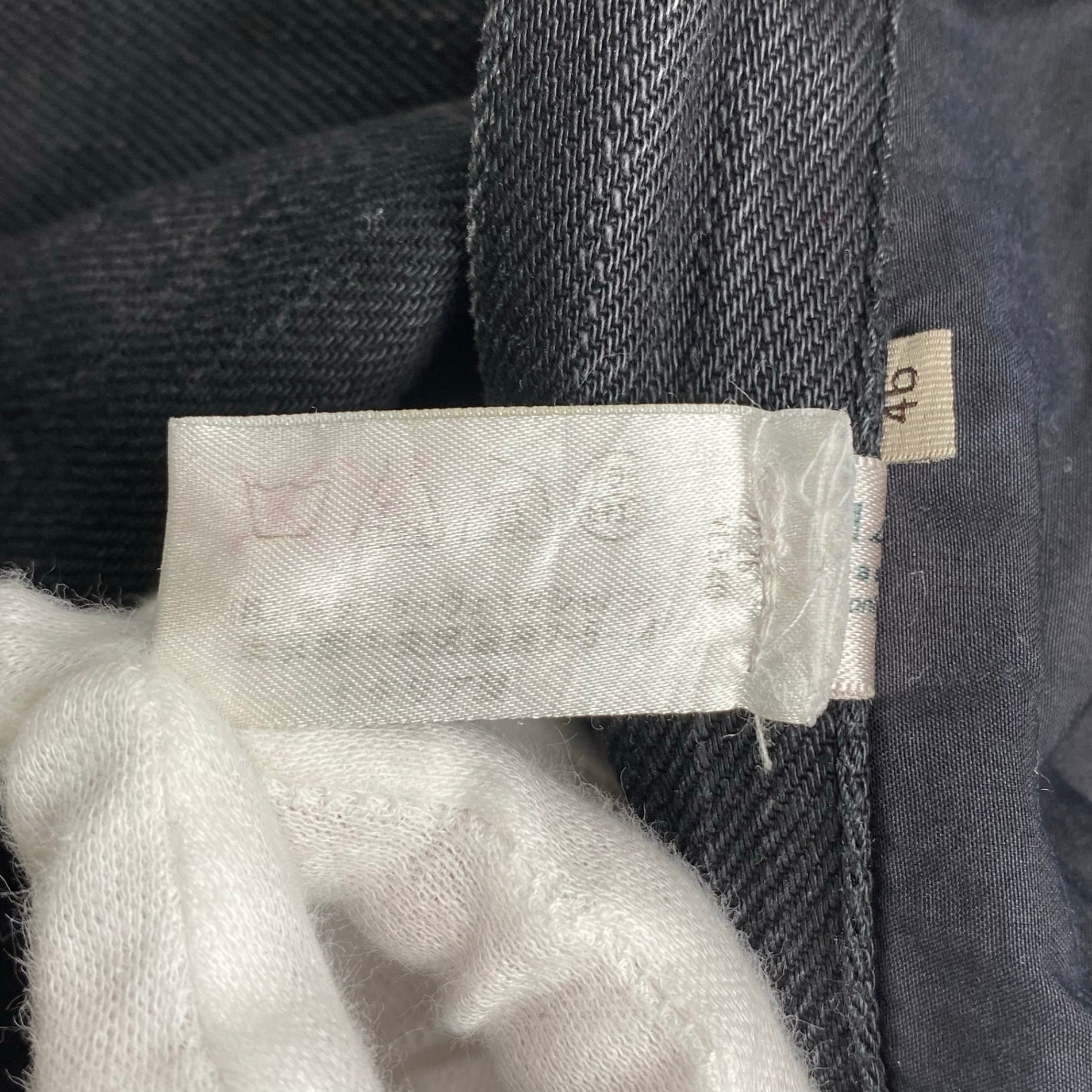 【訳アリ】 BOTTEGA VENETA ボッテガベネタ / バタフライ刺繍 デニムパンツ ブラック SIZE:46