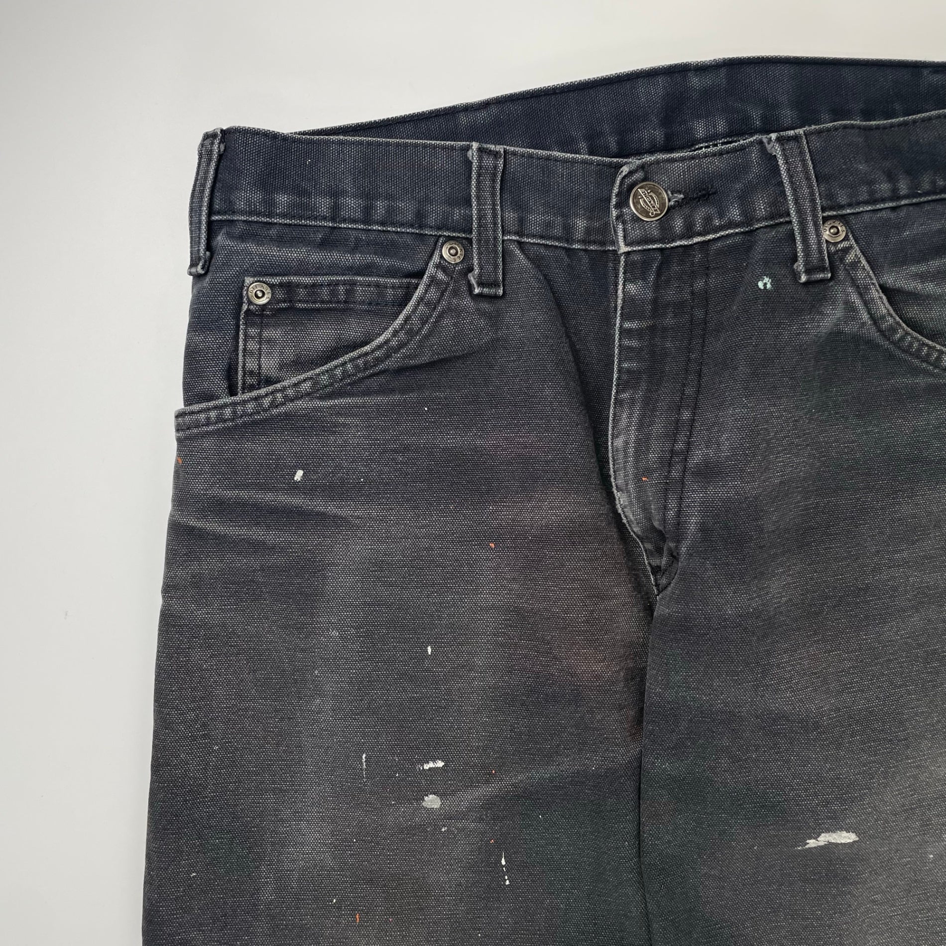 Dickies ディッキーズ / 90s ブラックフェード ダック地ペインター