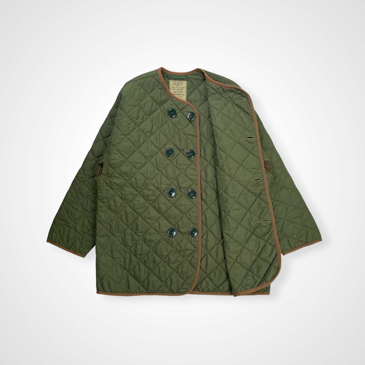 British Military イギリス軍 / ダブルブレスト ライナージャケット SIZE：170/112
