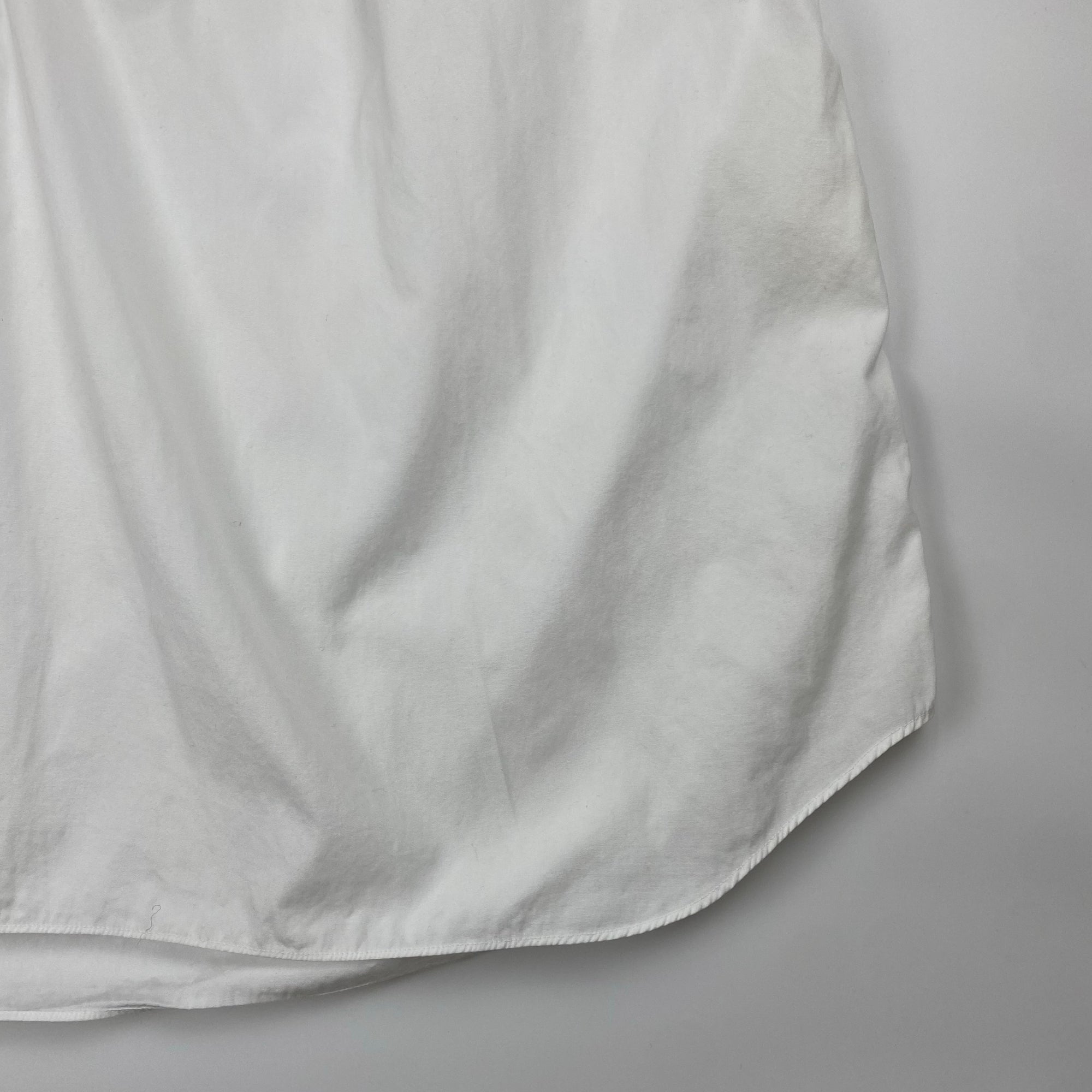 【フランス製】COMME des GARCONS COMME des GARCONS コムコム / Vネックギャザーブラウス SIZE：S