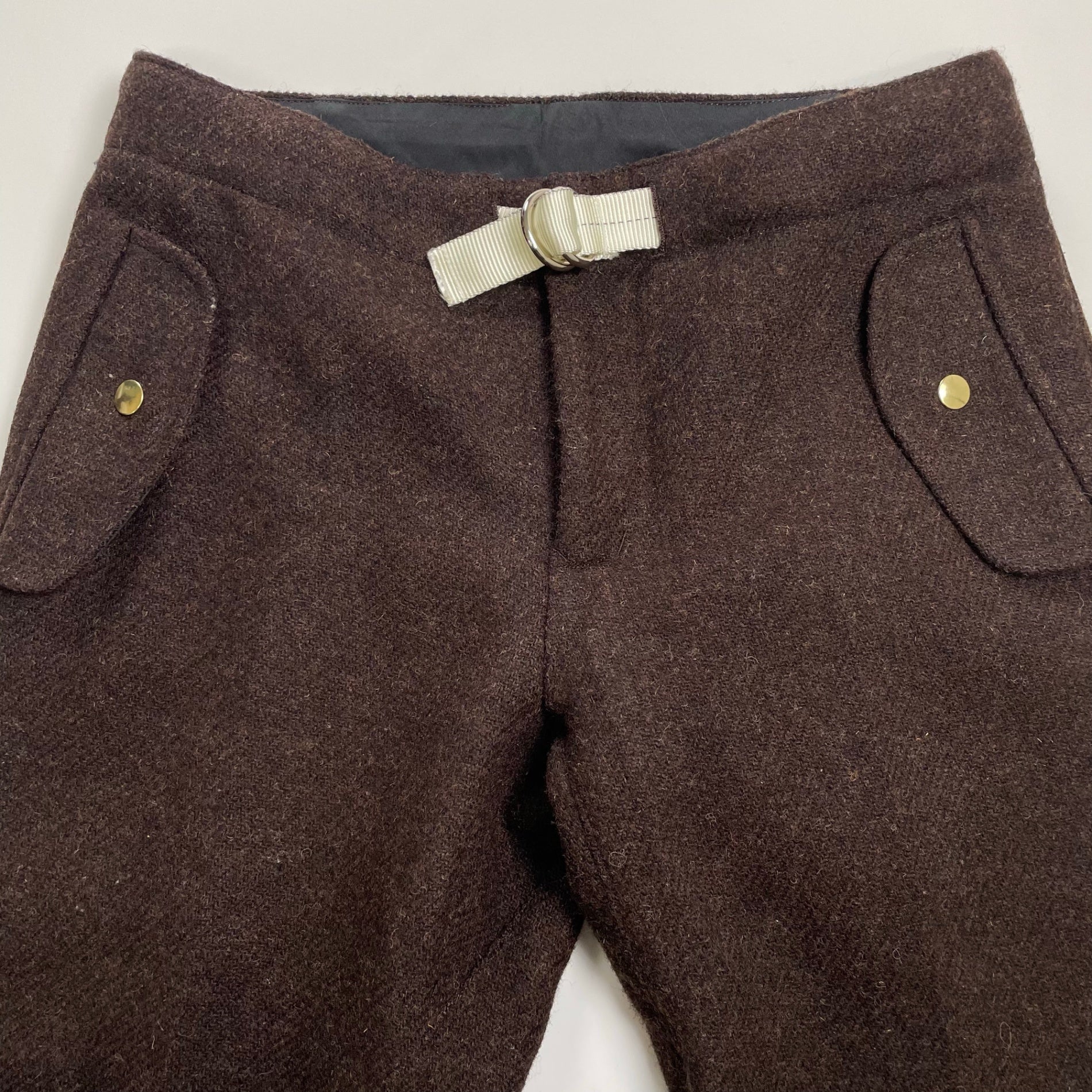 MOUNTAIN RESEARCH マウンテンリサーチ / 11AW 「Skier」パンツ ツイードクロップド ブラウン SIZE:M