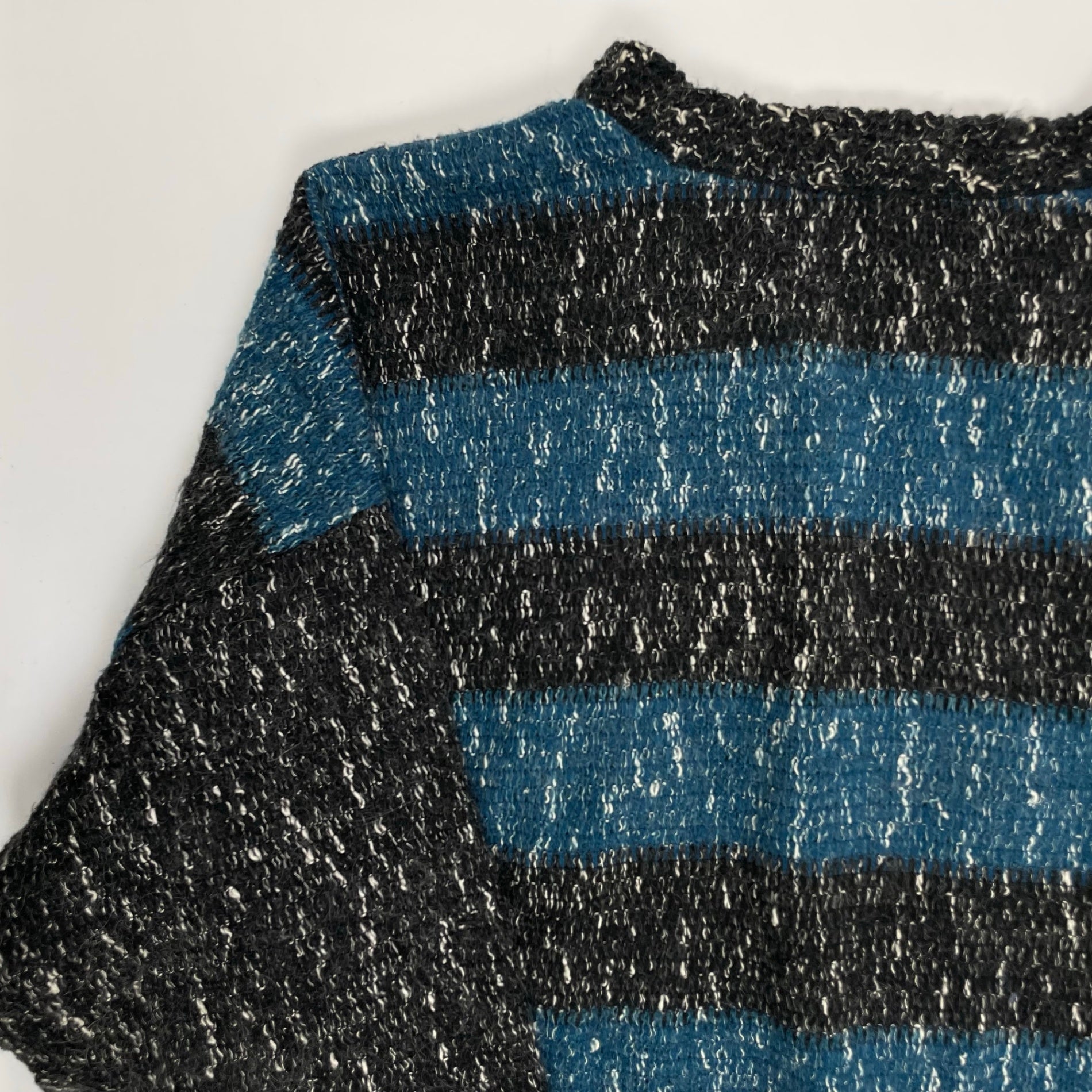 VINTAGE / US製レザー切替ニット SIZE：2X