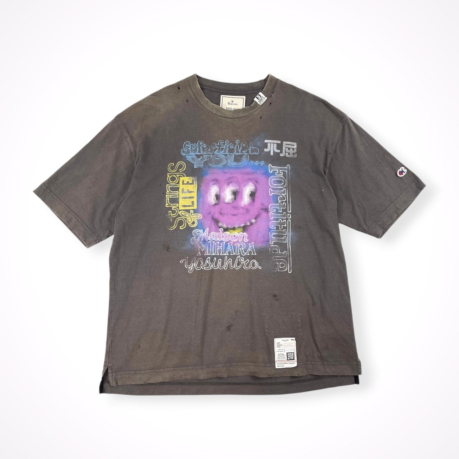Maison MIHARA YASUHIRO / DISTRESSED TEE 参考定価：26,000+tax SIZE：44