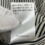 beautiful people / stripe river chin warmer shirt 参考定価：43,000+tax SIZE:40