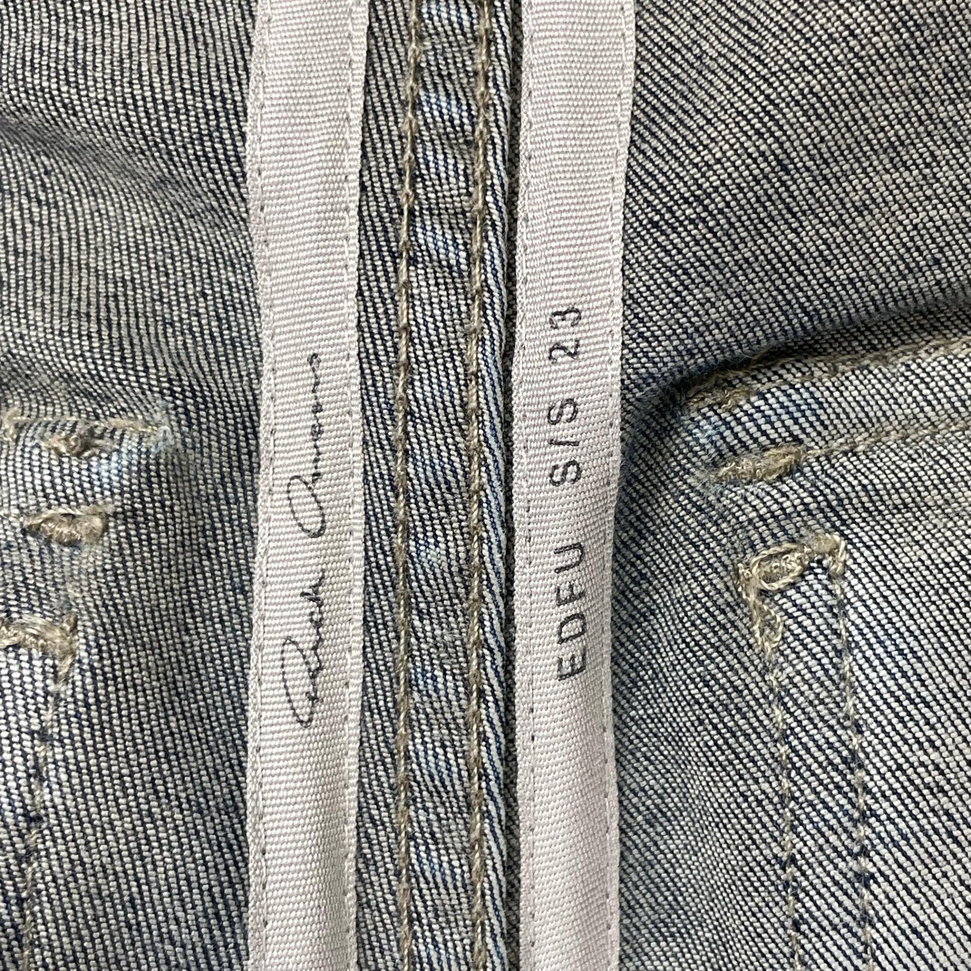 Rick owens リックオウエンス / ダブルカーゴジャンボベラロングパンツ 23SS EDFU期 ダークインディゴ タグ付 SIZE：46