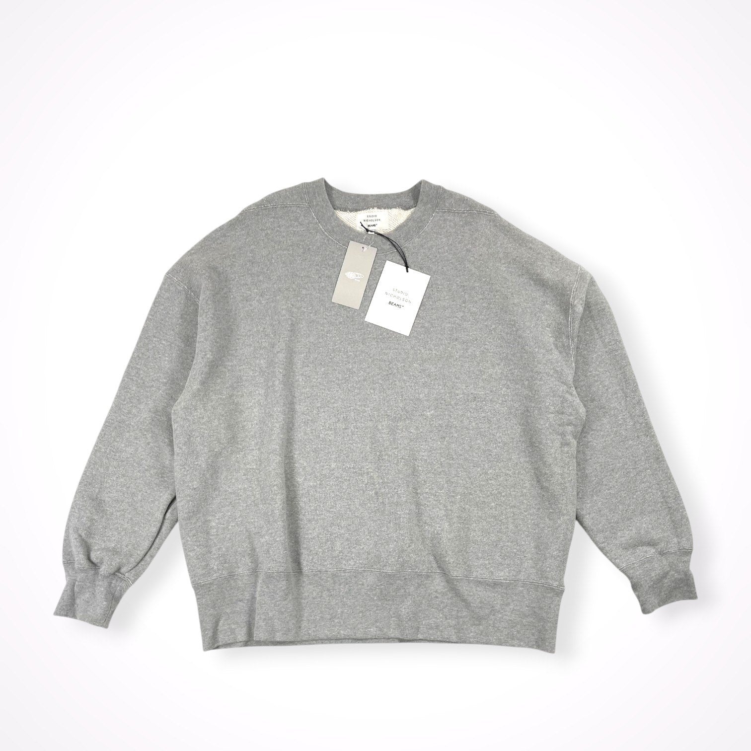 STUDIO NICHOLSON × BEAMS PLUS スタジオニコルソン ビームスプラス / GOLIGHTLY JERSEY SWEAT タグ付 参考定価：33,000+tax SIZE:M