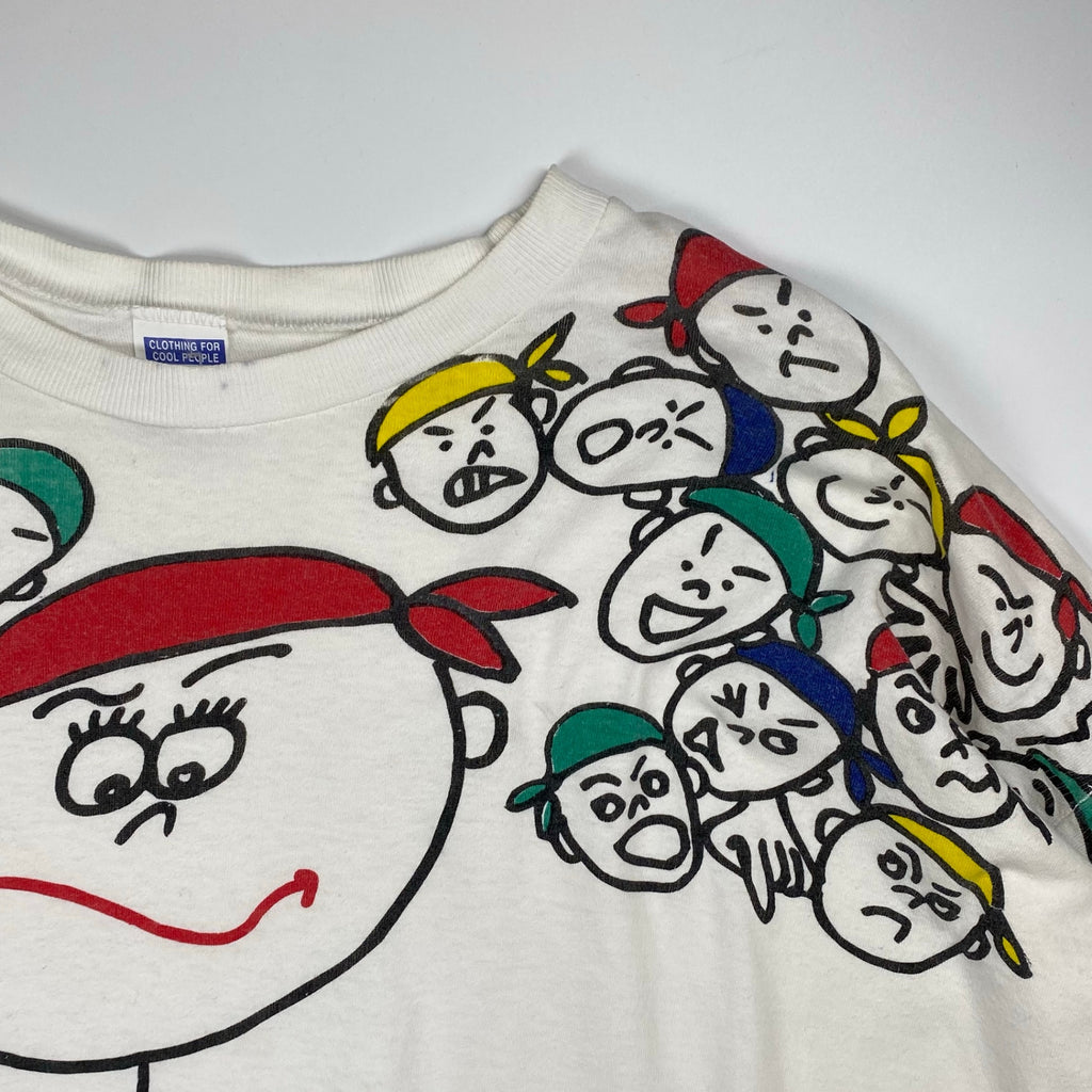 オールド FREEZE フリーズ / キャラクター プリント 半袖 Tシャツ NY USA製 SIZE：2XL