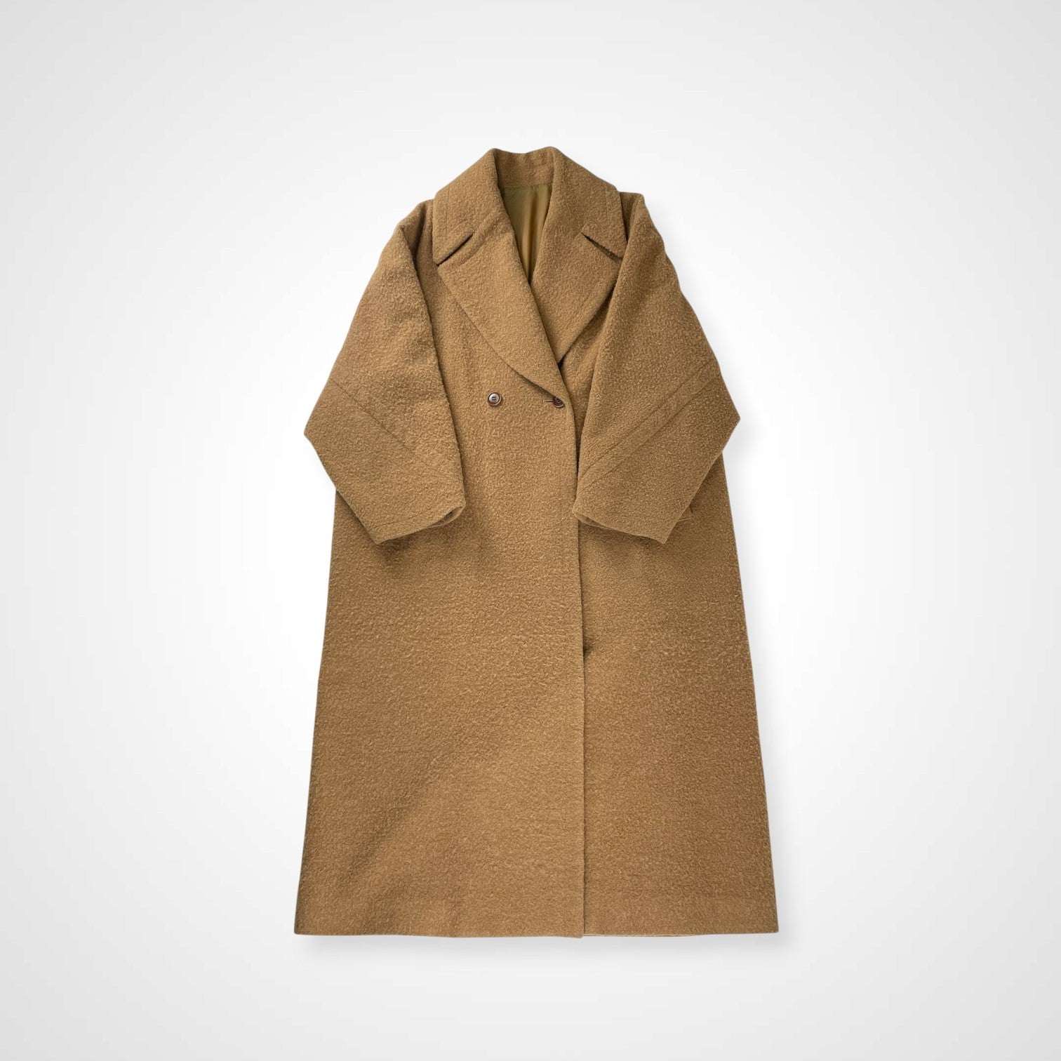 IENA LA BOUCLE イエナラブークル / アルパカシャギーオーバーコート ベージュ 参考定価：59,000+tax SIZE:38