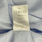 sillage シラージ / ロングシャツ ブルー 参考定価：26,000程度 SIZE：FREE