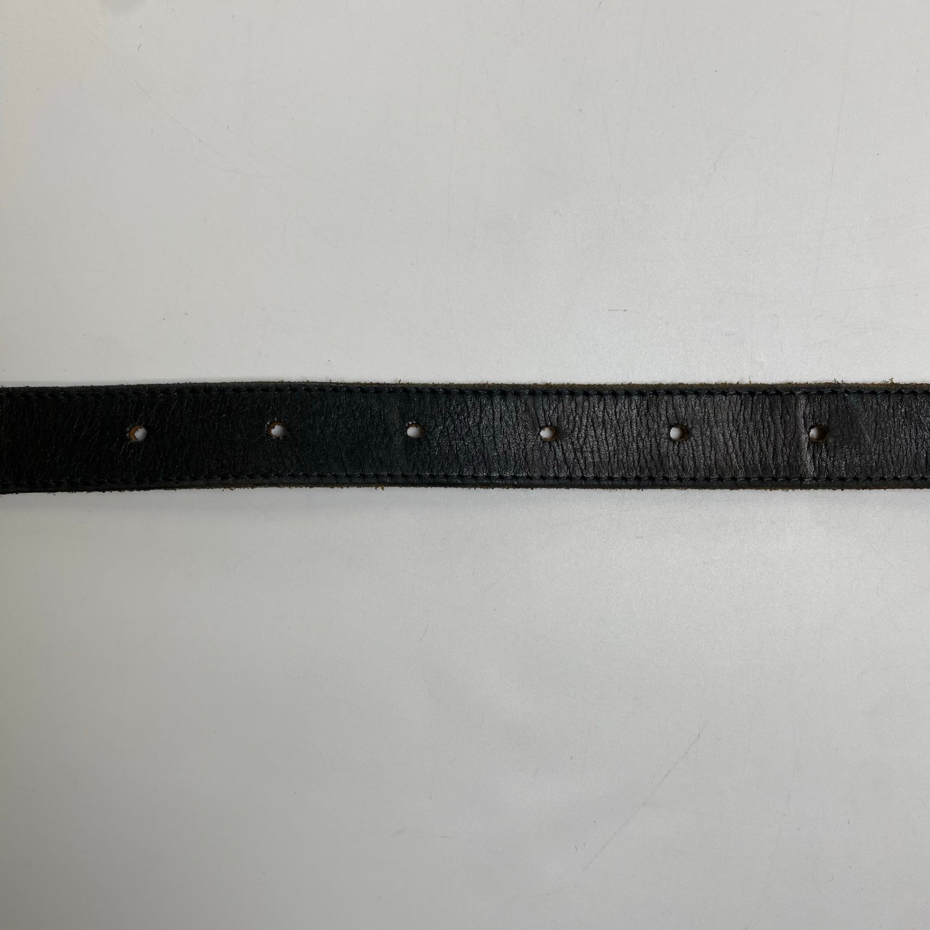 KENSHO ケンショウ / バレットデザイン レザーベルト 彫金 全長101cm