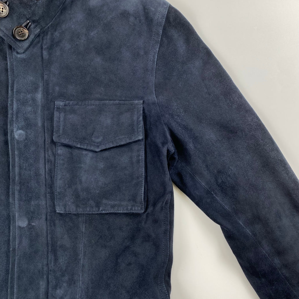 【干場 義雅さん別注】 SANNINO サンニーノ / M-65タイプ ラムレザー スエード ジャケット SIZE：48