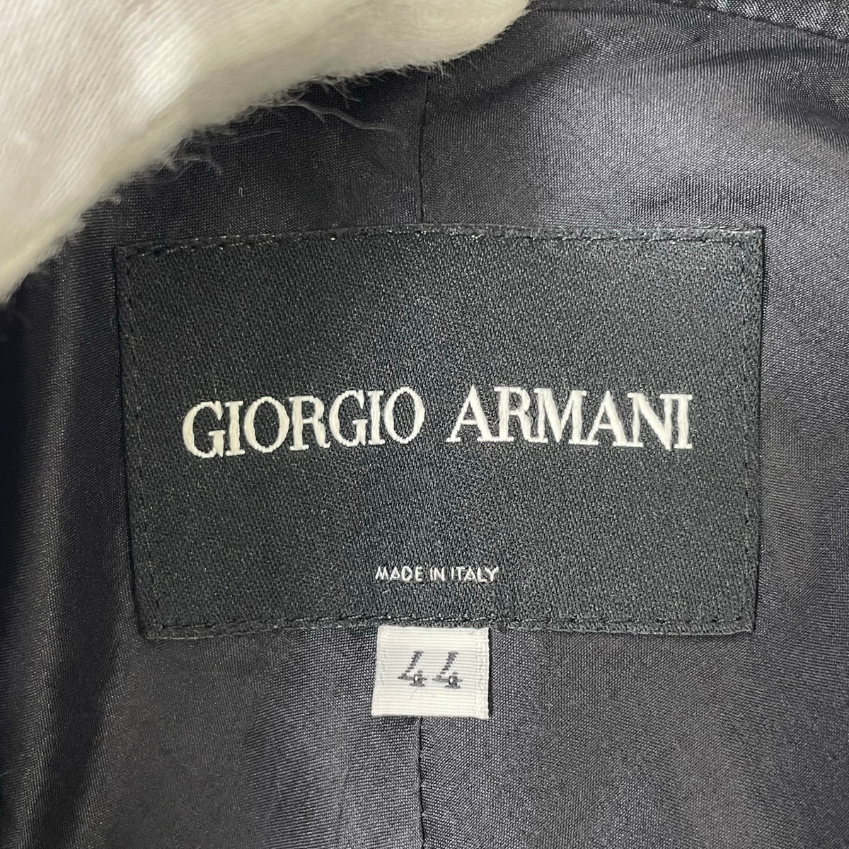 GIORGIO ARMANI / リネンMIXロングジャケット BORGO21 参考定価：350,000程度 SIZE:44