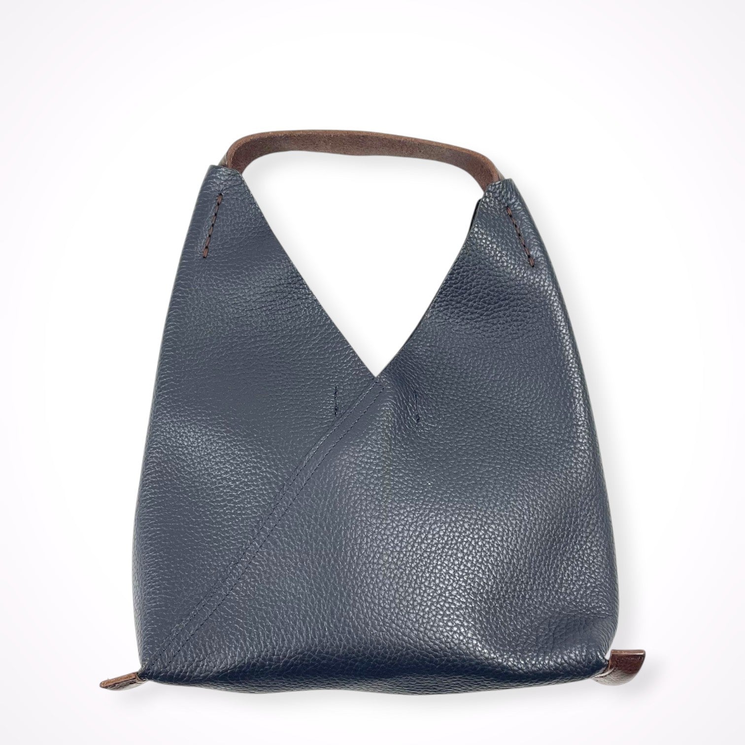 Hender Scheme / triangle bag 美品 シュリンクレザー ネイビー