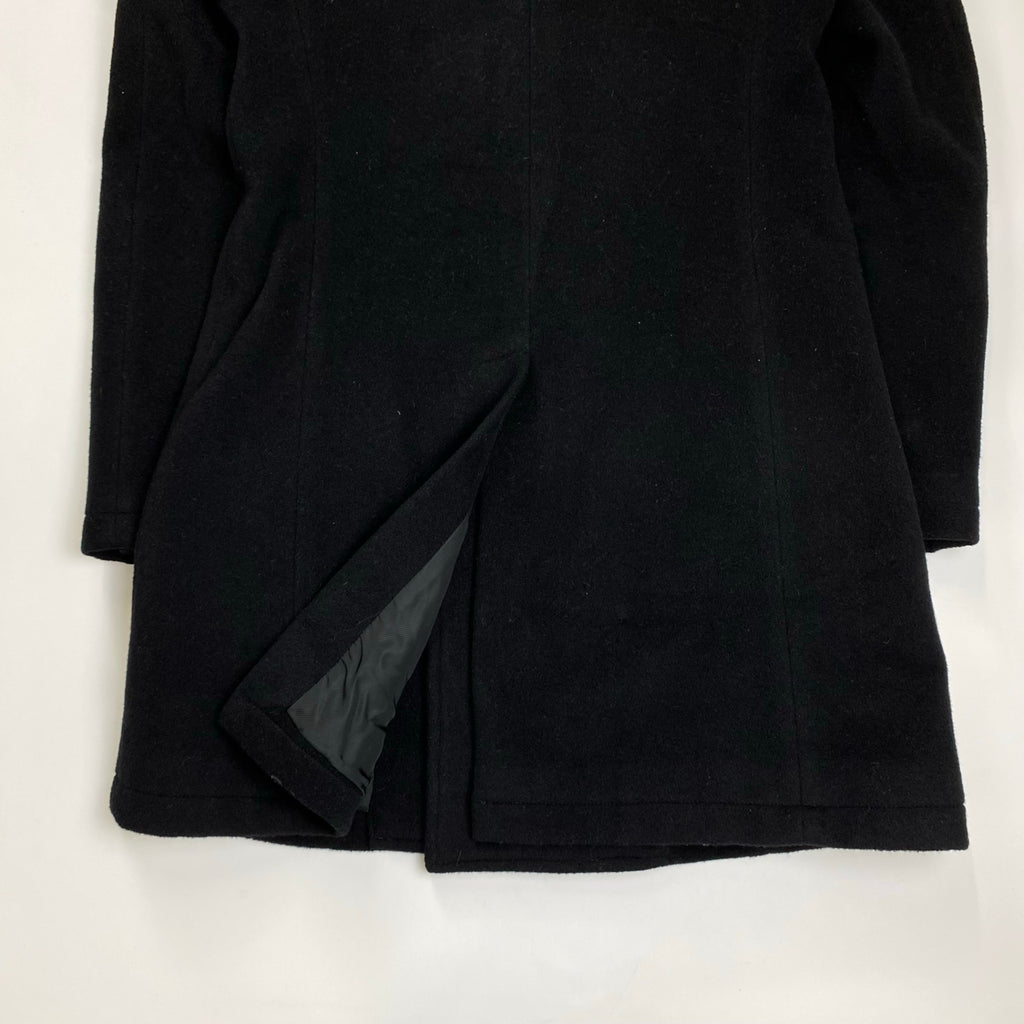 DIET BUTCHER SLIM SKIN ダイエットブッチャー スリムスキン / メルトン ライダースコート スタッズ レザー切替 ブラック SIZE：1