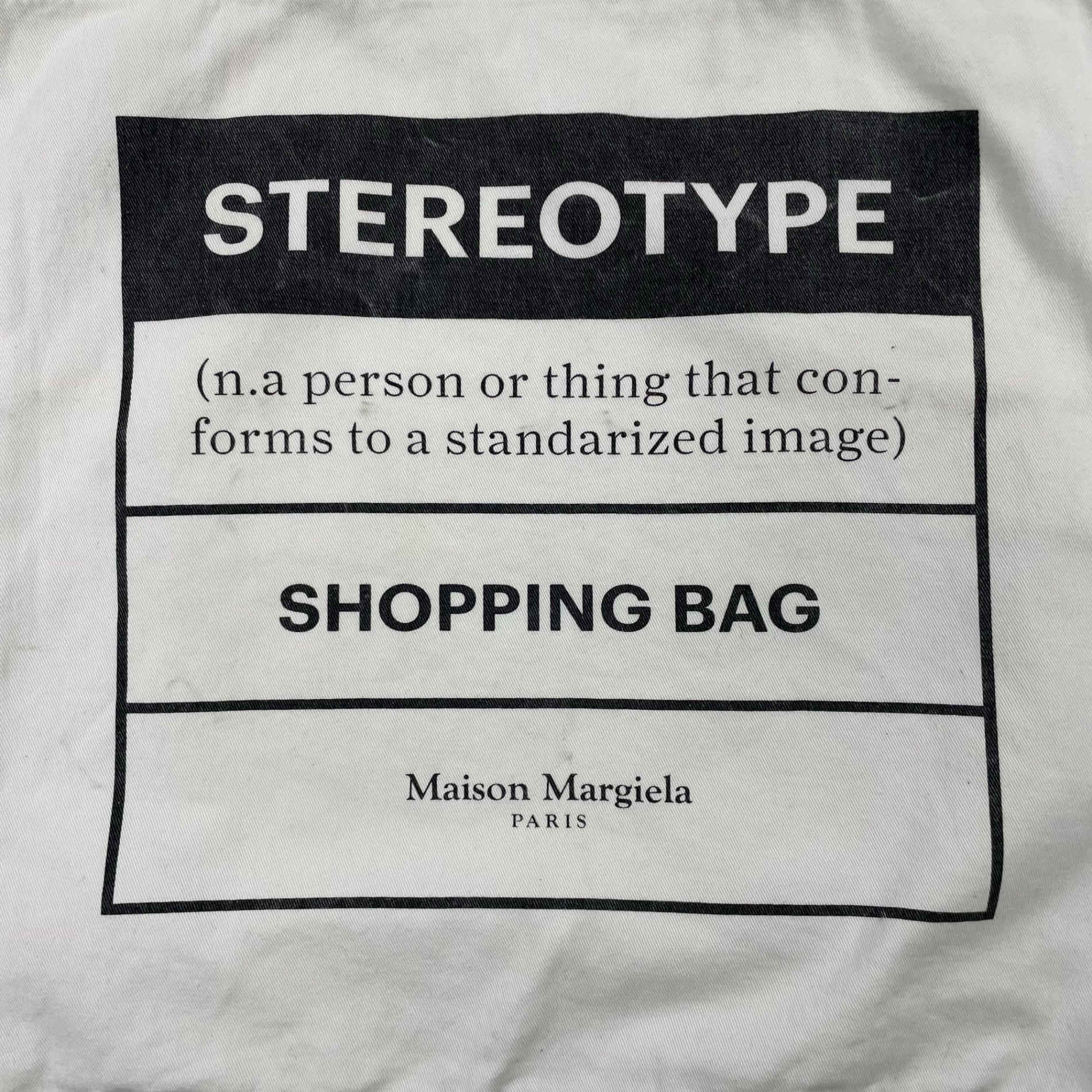Maison Margiela / 20AW STEREOTYPEトートバッグ