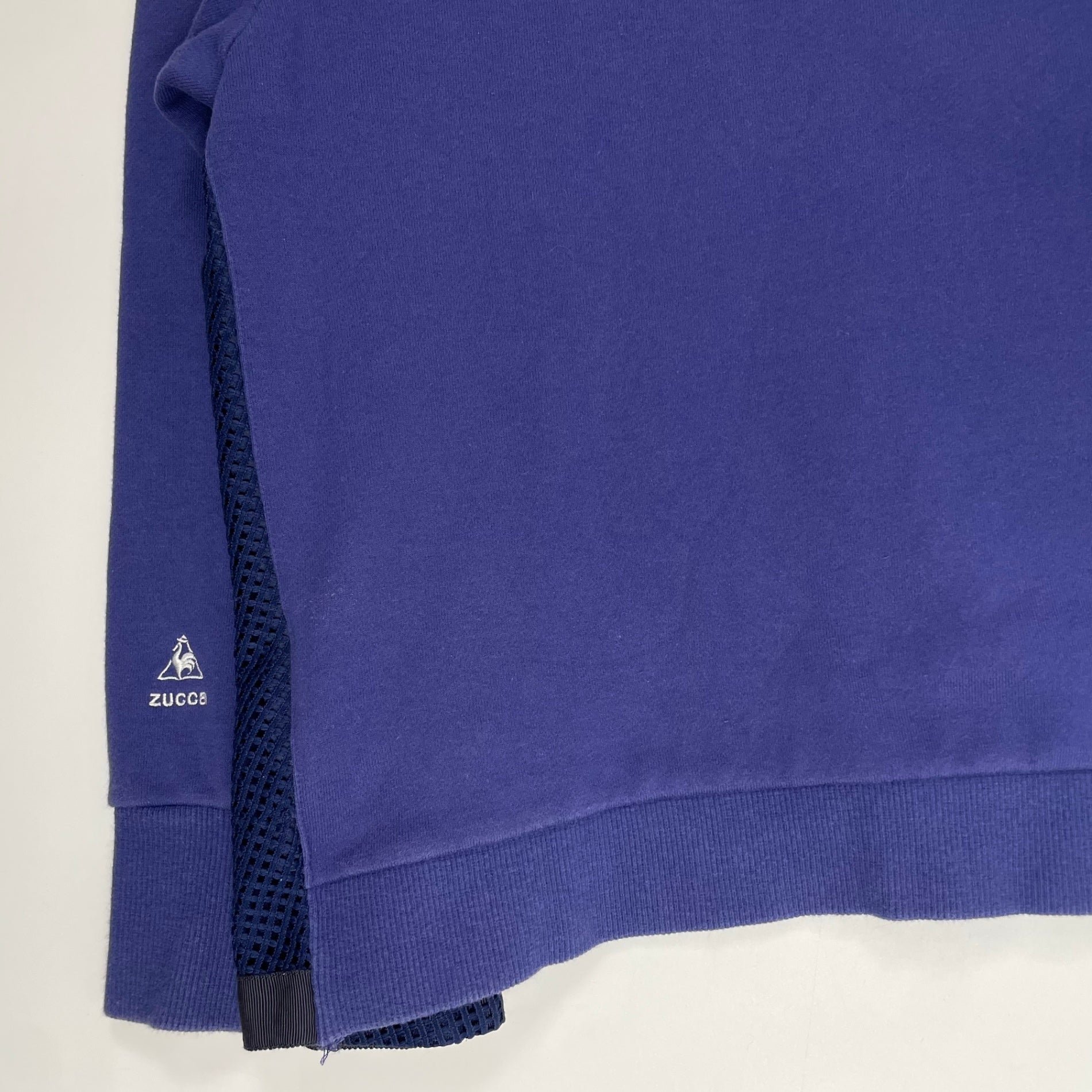 ZUCCA × le coq sportif ズッカ ルコックスポルティフ / コラボ切替スウェットシャツ 参考定価：12,000+tax SIZE:M