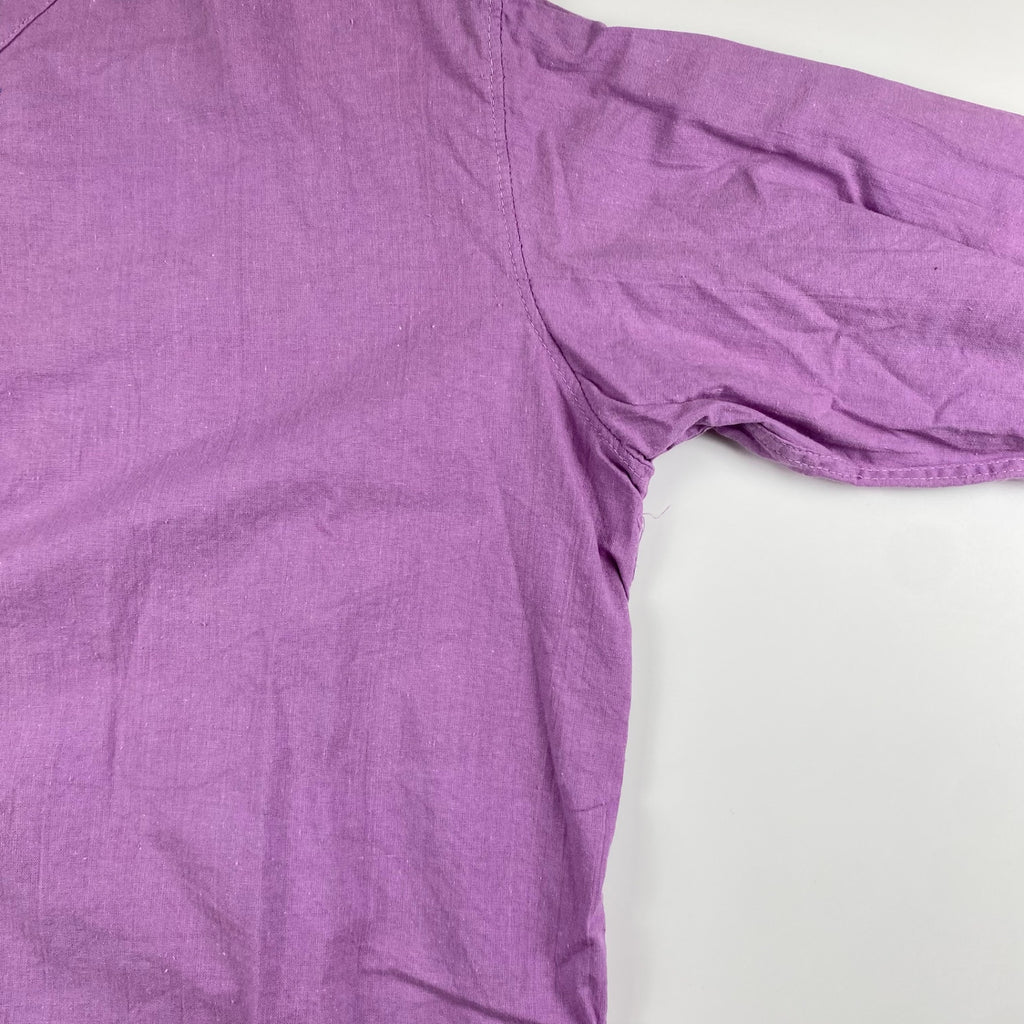 VINTAGE ロシアンミリタリー EURO / 後染め スリーピングシャツ SIZE：L程度