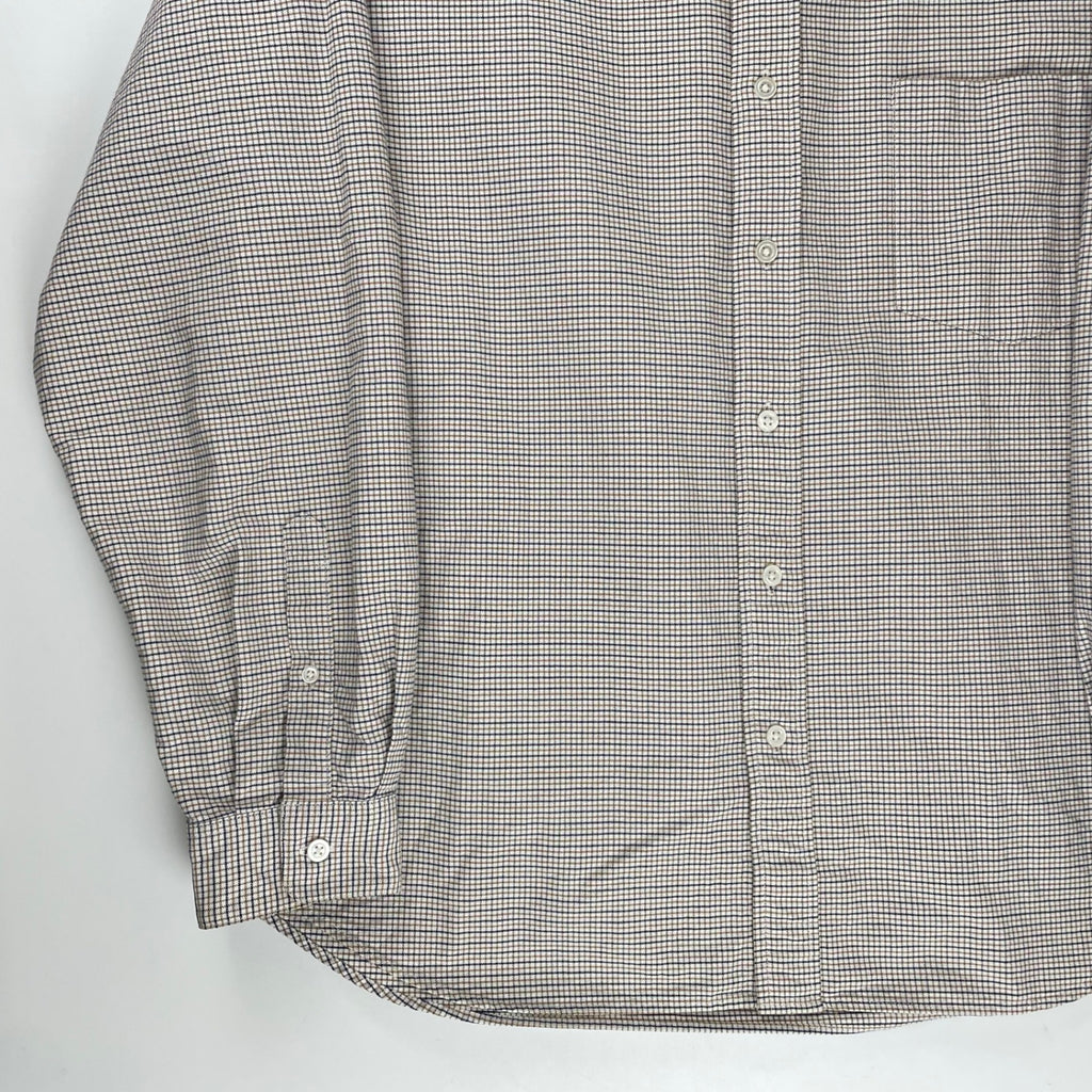 Steven Alan スティーブンアラン / OXFORD TATTERSALL REGULAR COLLAR SHIRT-NERD 参考定価：16,000+tax SIZE：L