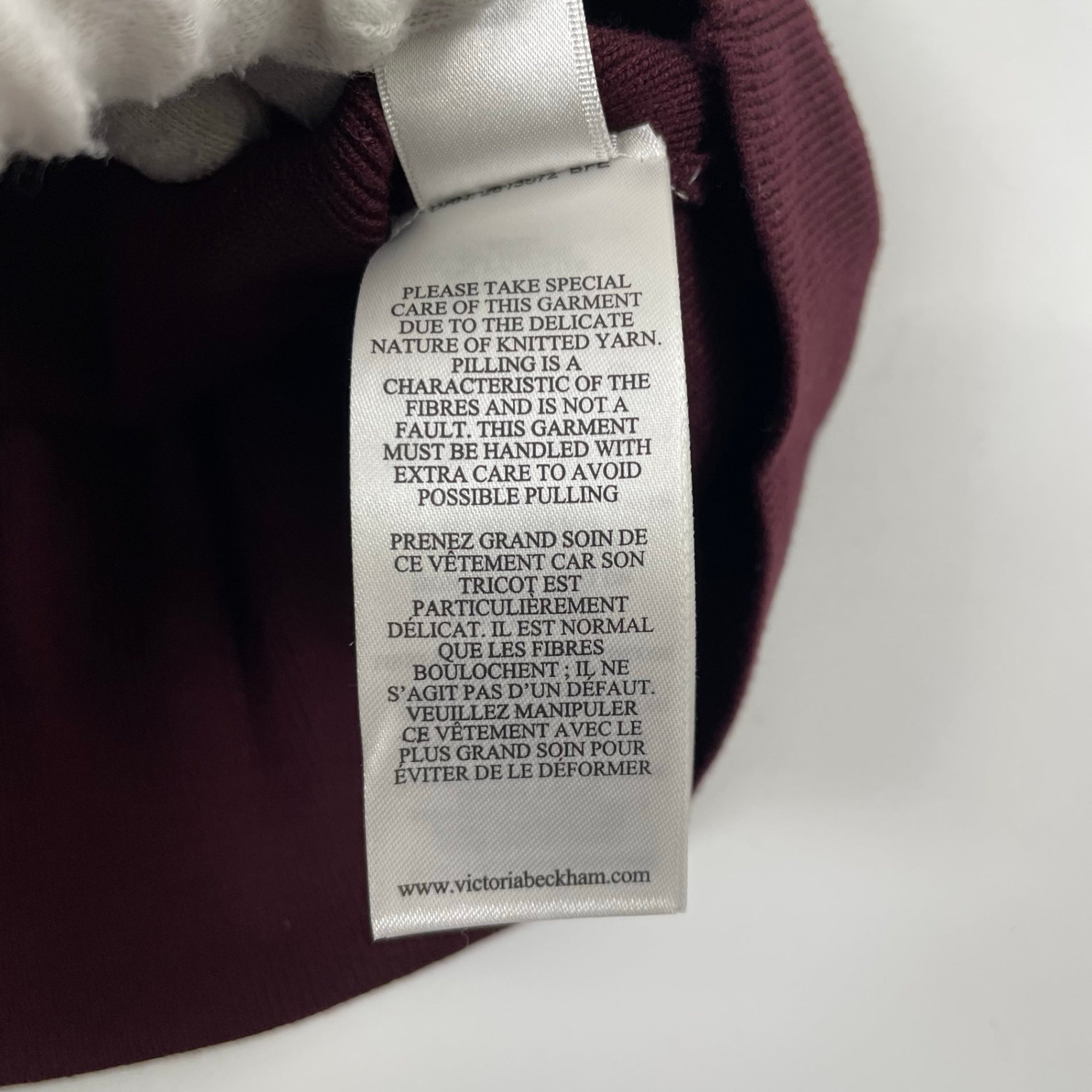 VICTORIA BECKHAM / ブロックカラーニット 参考定価：60,000程度 SIZE:L