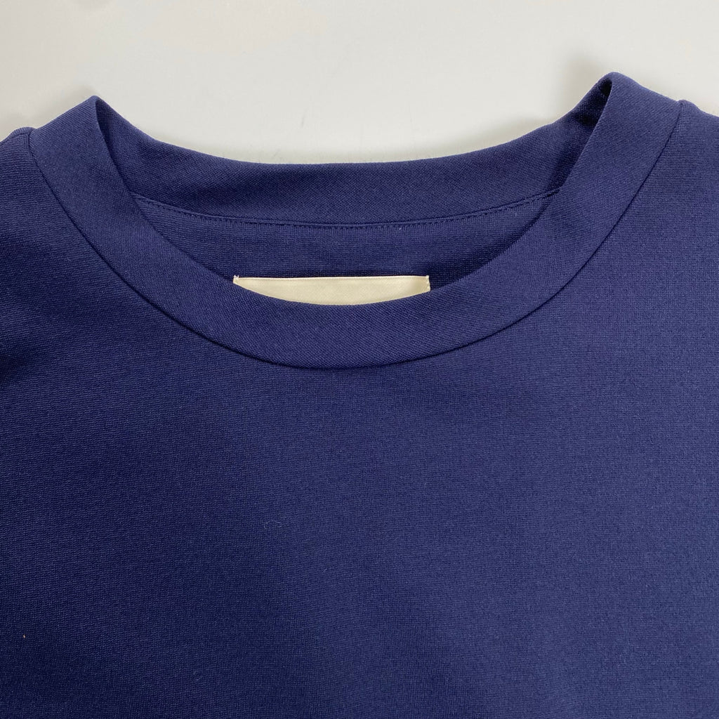 LIVIANA CONTI リビアナ コンティ / シャツMIXカットソー ネイビー ホワイト 参考定価：50,000程度 SIZE:44