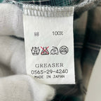 GREASER / シャドーチェックシャツ 参考定価：15,000程度 SIZE:XL