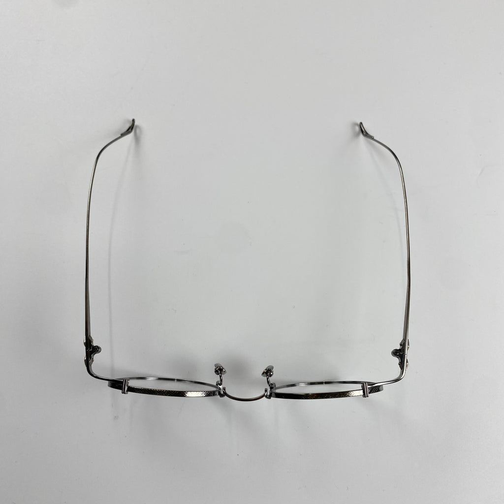 【極美品】 金子眼鏡 premium / KMP-24 ATS クラウンパント SILVER925 度なしクリアレンズ SIZE：47□21 137