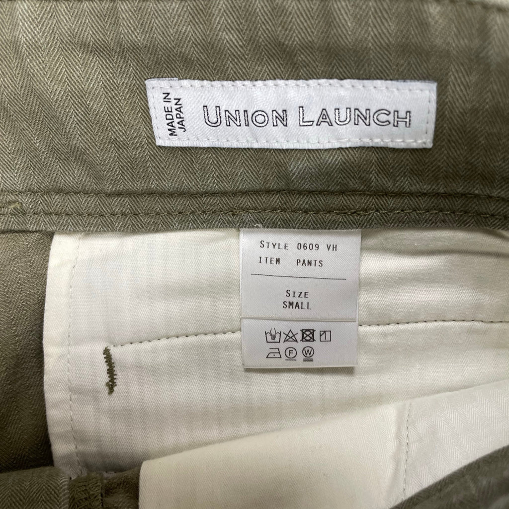 UNION LAUNCH ユニオンランチ / M-47タイプ カーゴパンツ オリーブ 参考定価：41,000+tax SIZE:SMALL