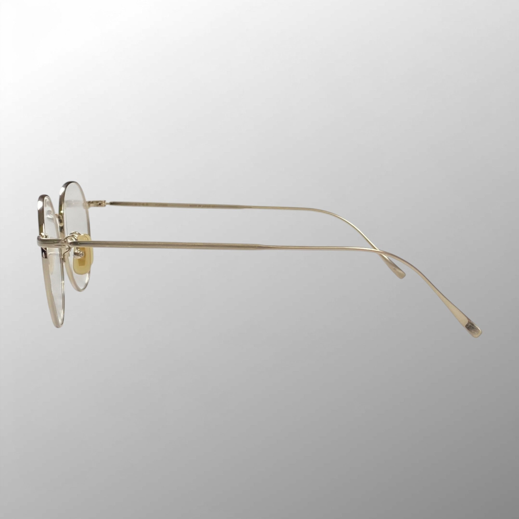 金子眼鏡 「VINTAGE」ライン / パント型 チタン BWG 度なしクリアレンズ  参考定価：40,000+tax