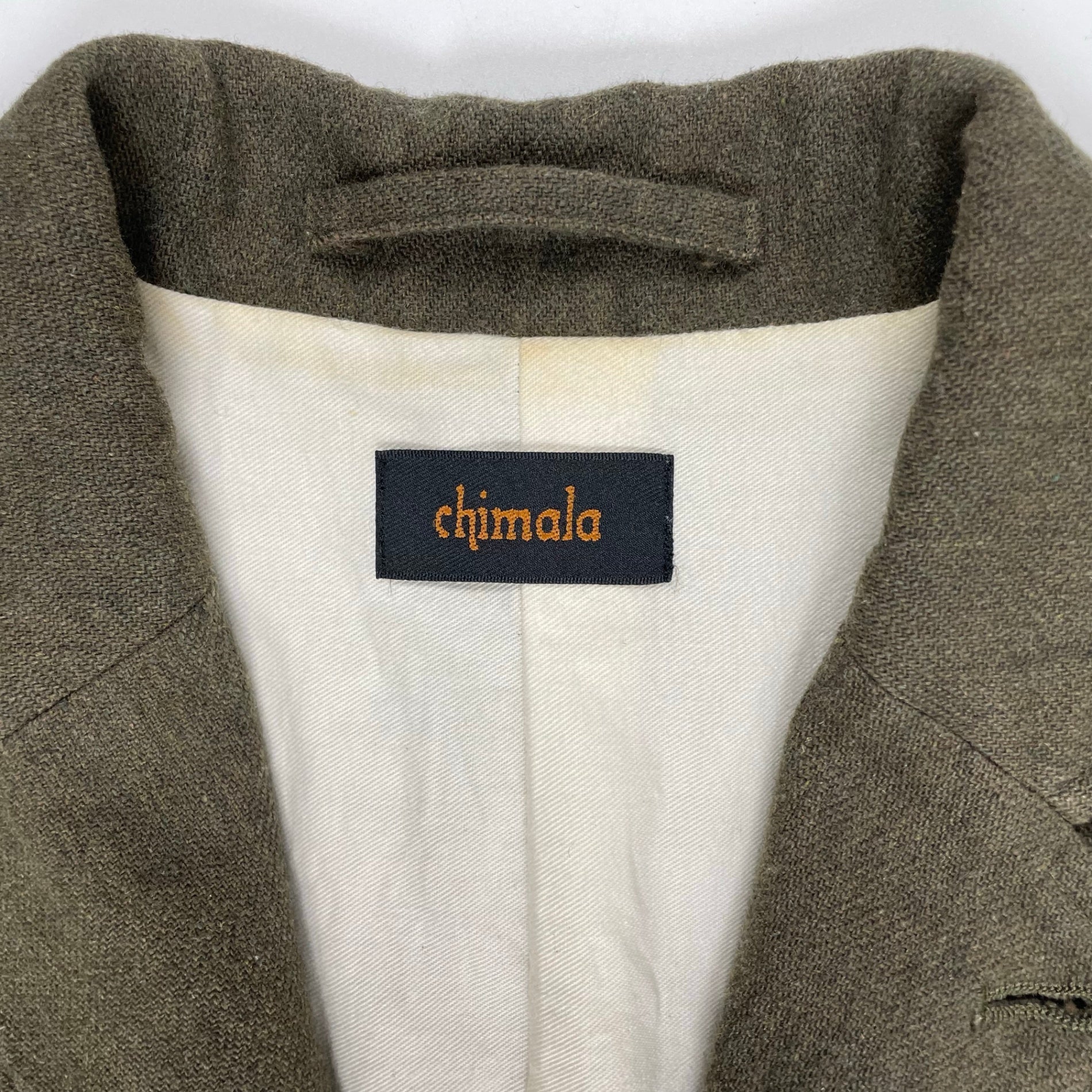 chimala チマラ / NY コットンウールツイードコート 参考定価：55,000程度 SIZE：S