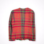 DONNA erre / セットアップ パイルチェックジャケット 参考定価：170,000程度 SIZE:42